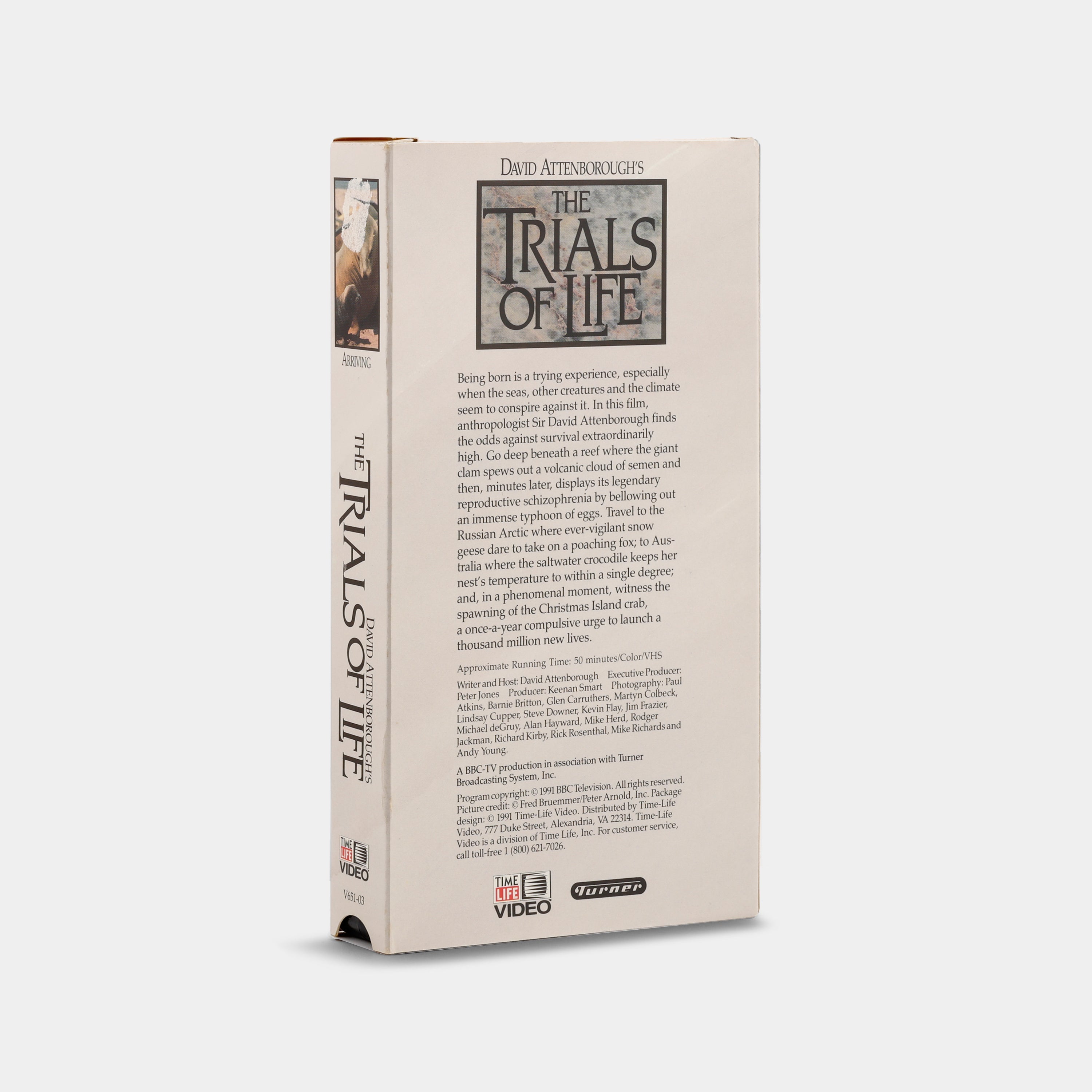 David Attenborough's The Trials of Life: Arriving VHS Tape