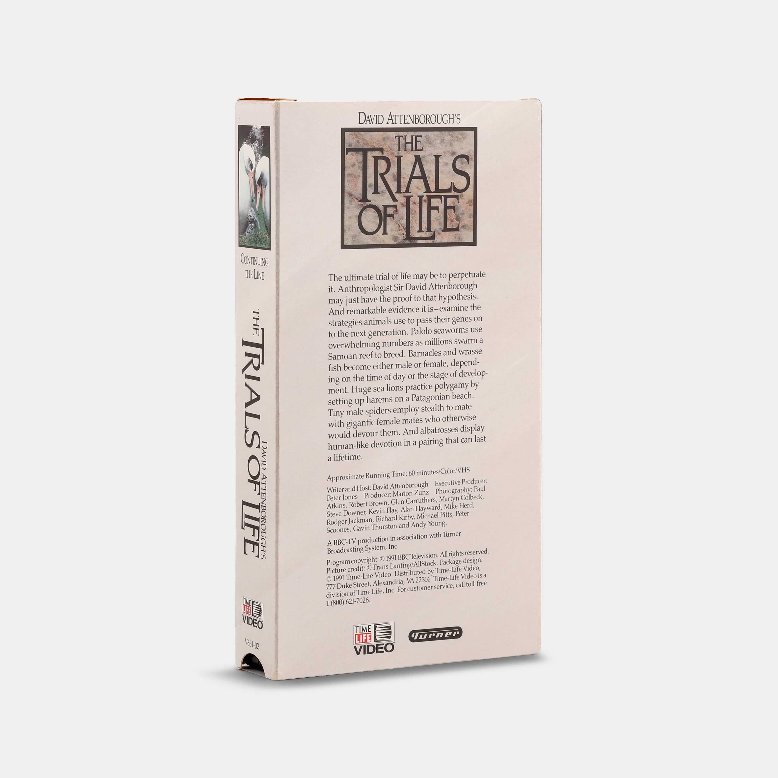 David Attenborough's The Trials of Life: Continuing the Line VHS Tape