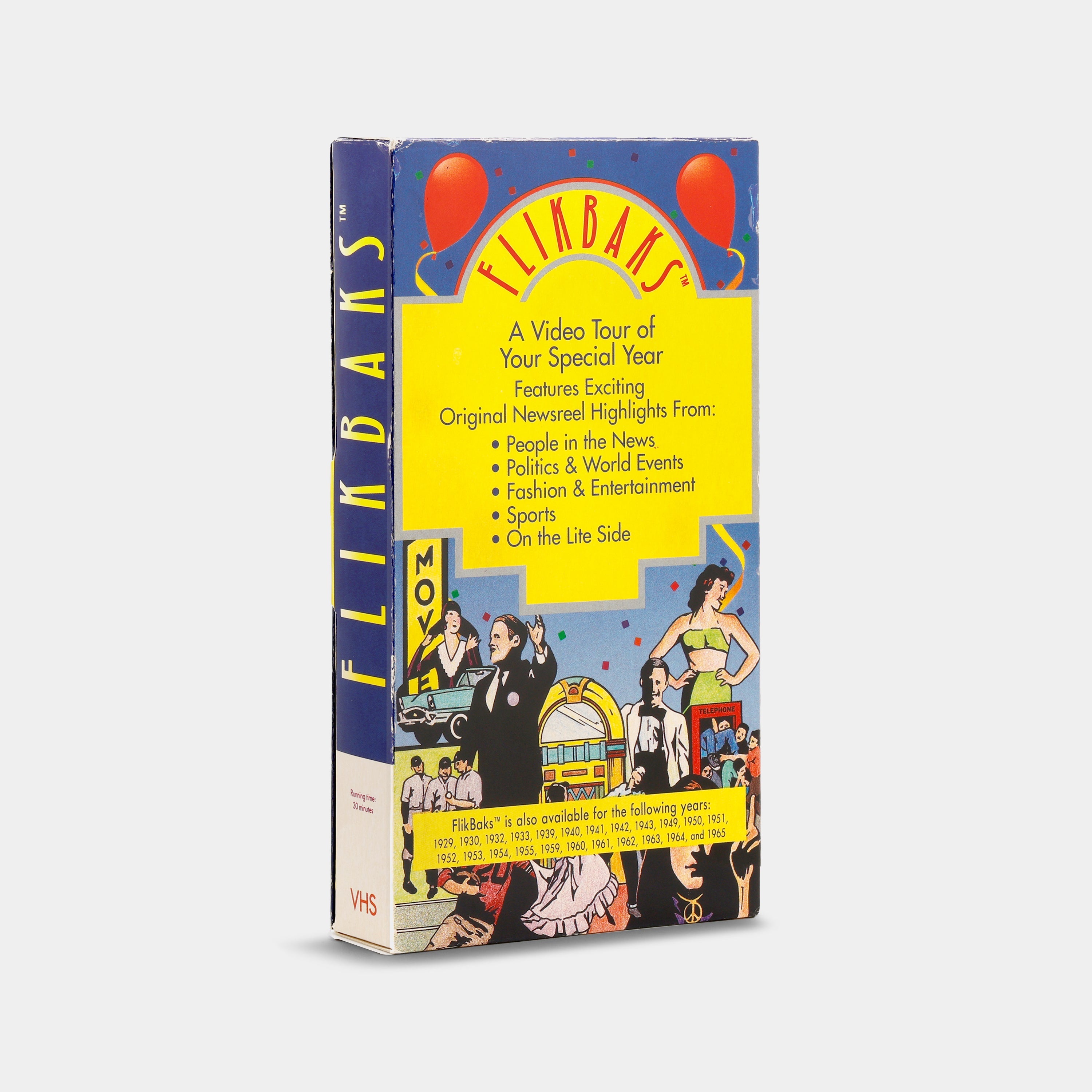 FlikBaks: Your Wonderful Year 1964 VHS Tape