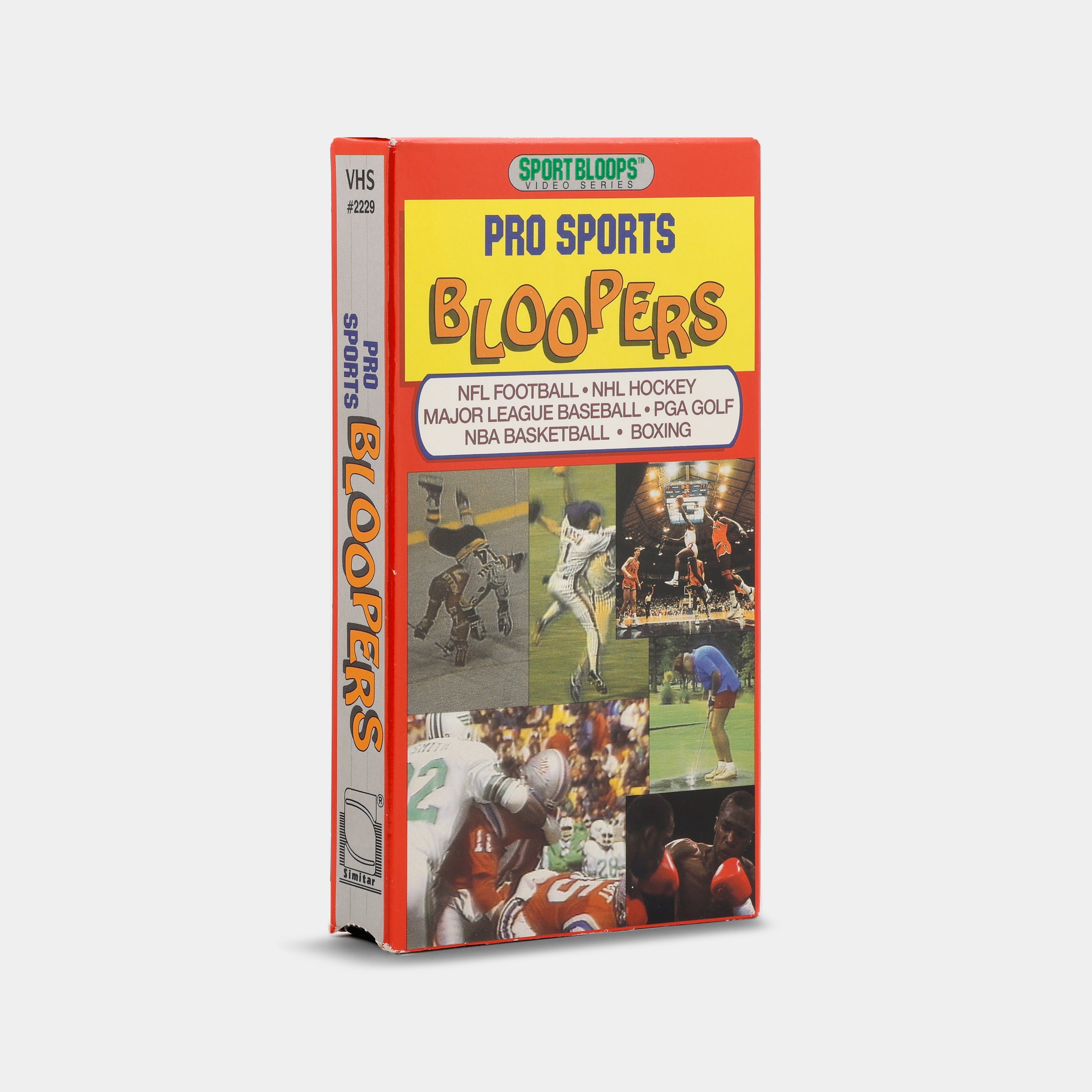 Pro Sports Bloopers VHS Tape