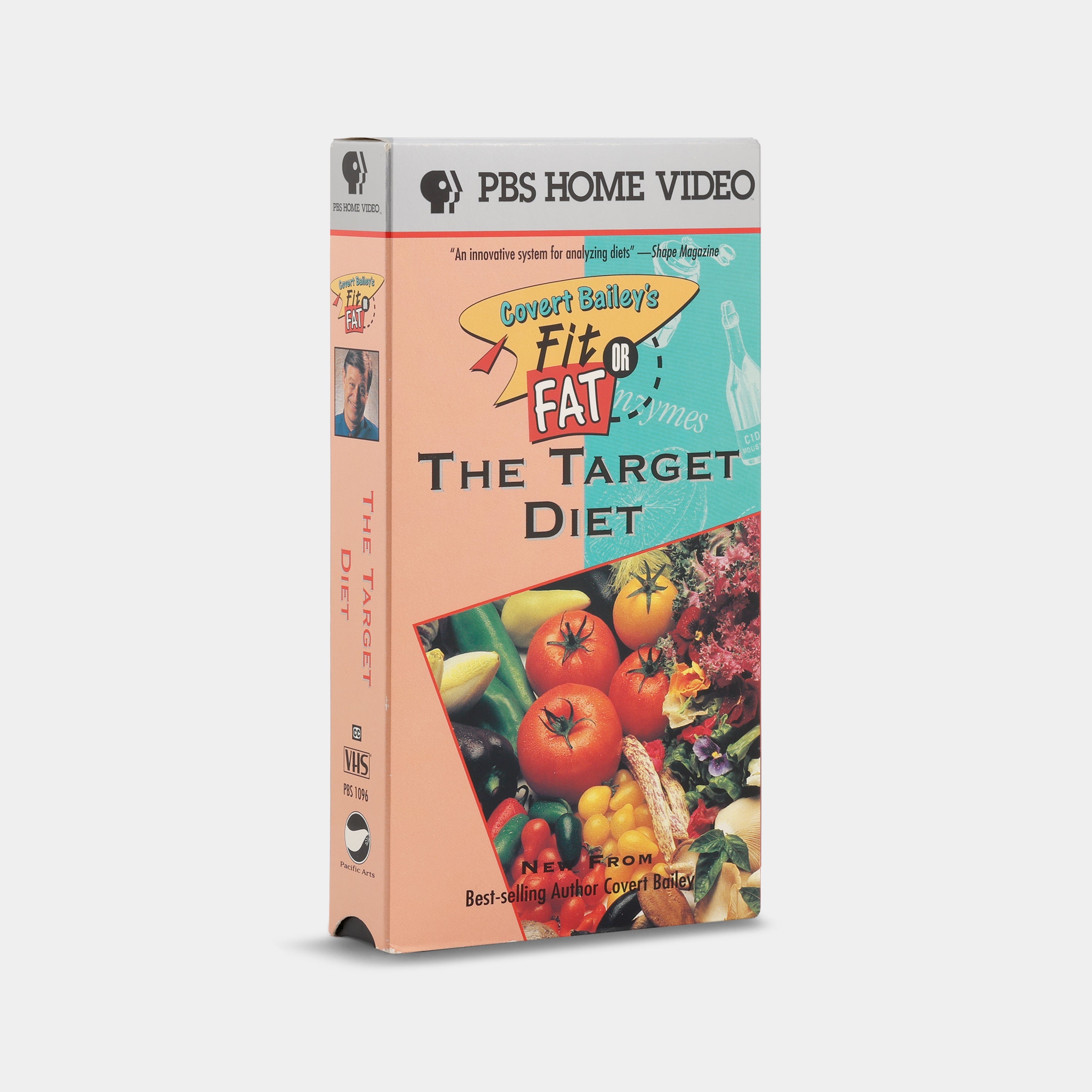 Covert Bailey's Fit or Fat: The Target Diet VHS Tape