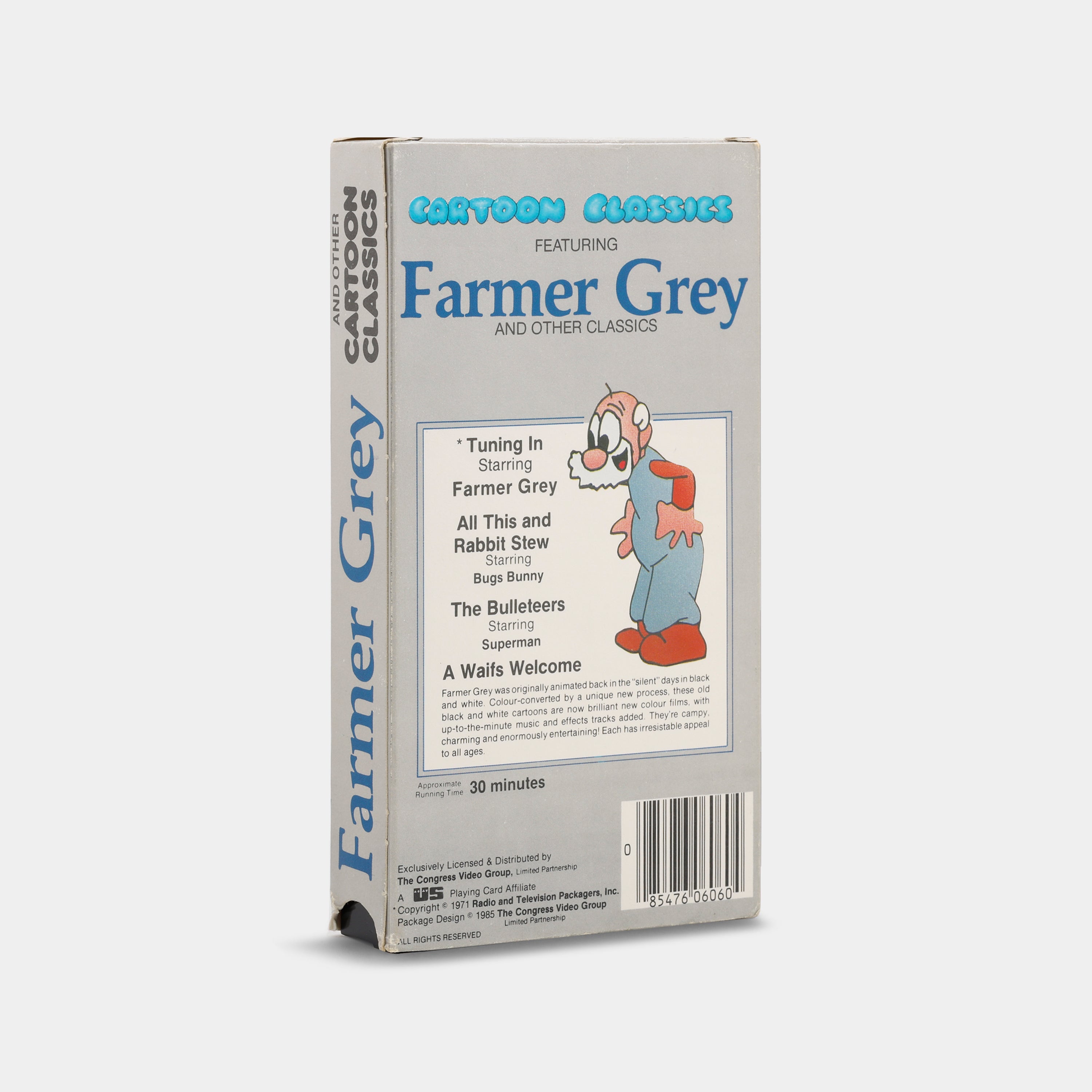 Farmer Grey and Other Cartoon Classics VHS Tape