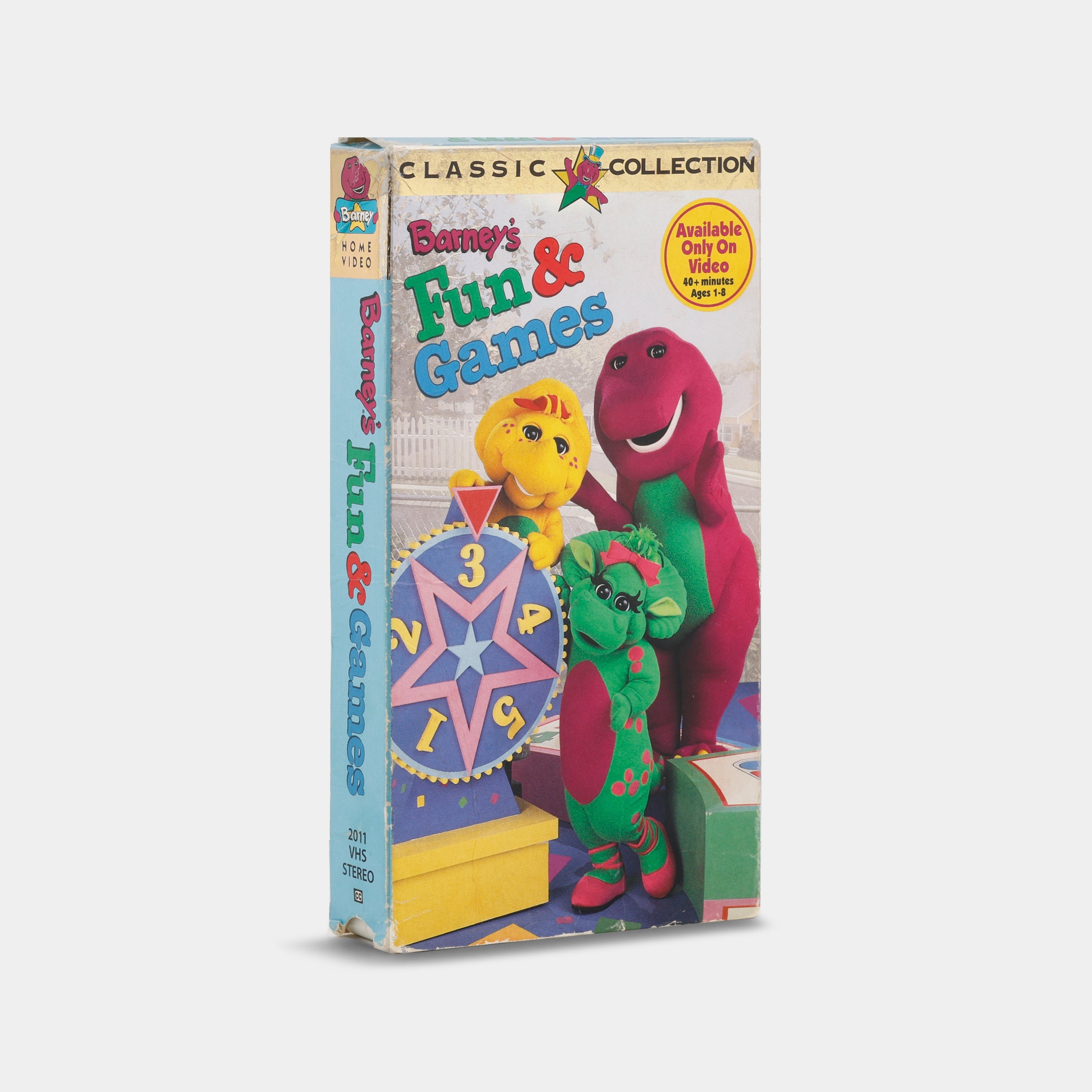 Barney's Fun & Games VHS Tape