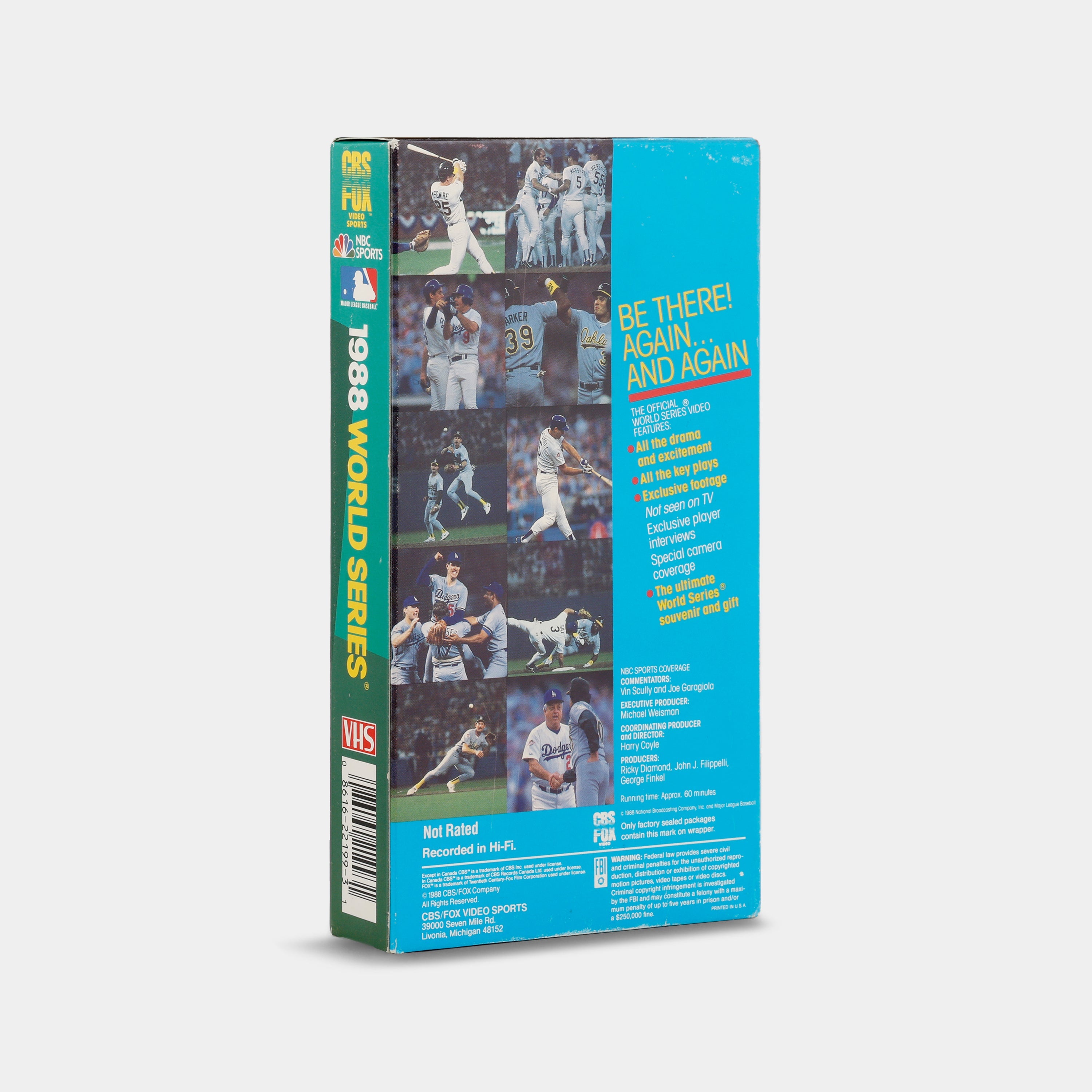 The Official 1988 World Series Video VHS Tape