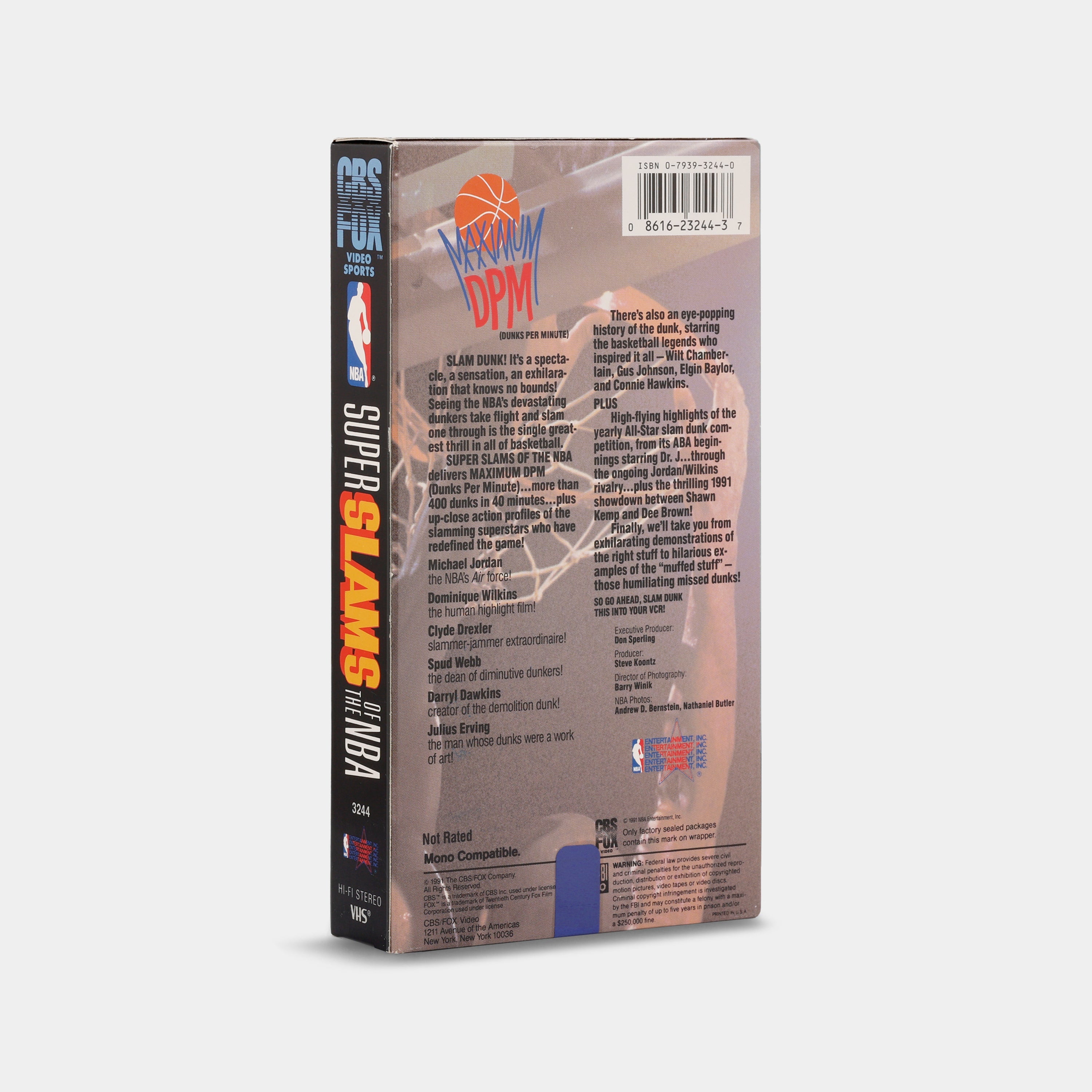 Super Slams of the NBA VHS Tape