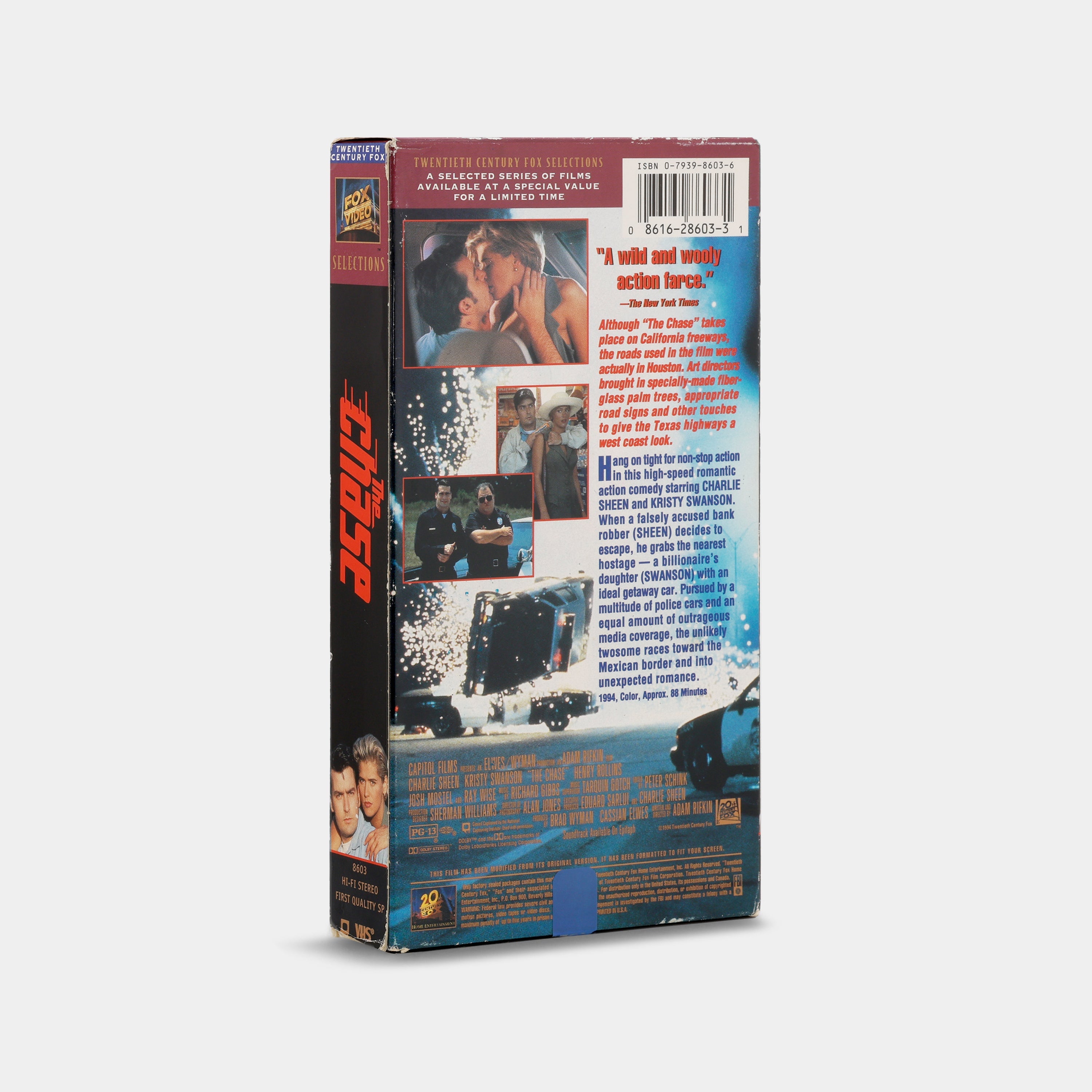 The Chase VHS Tape