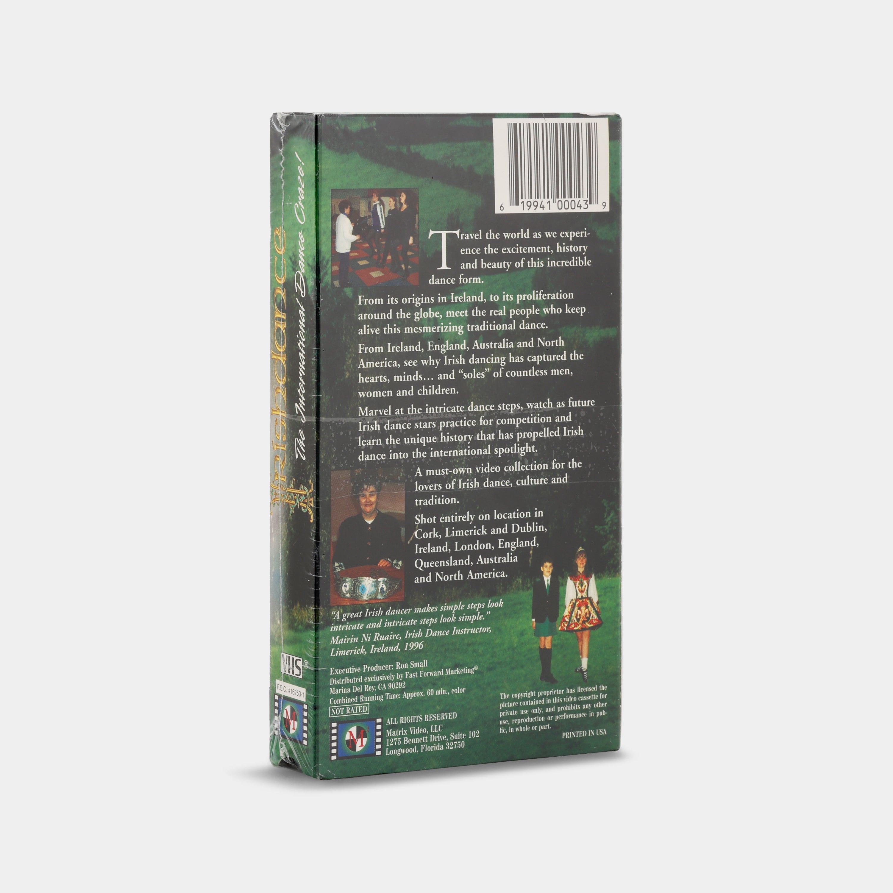 Irish Dance: See it! Feel it! Love it! (Sealed) VHS Tape