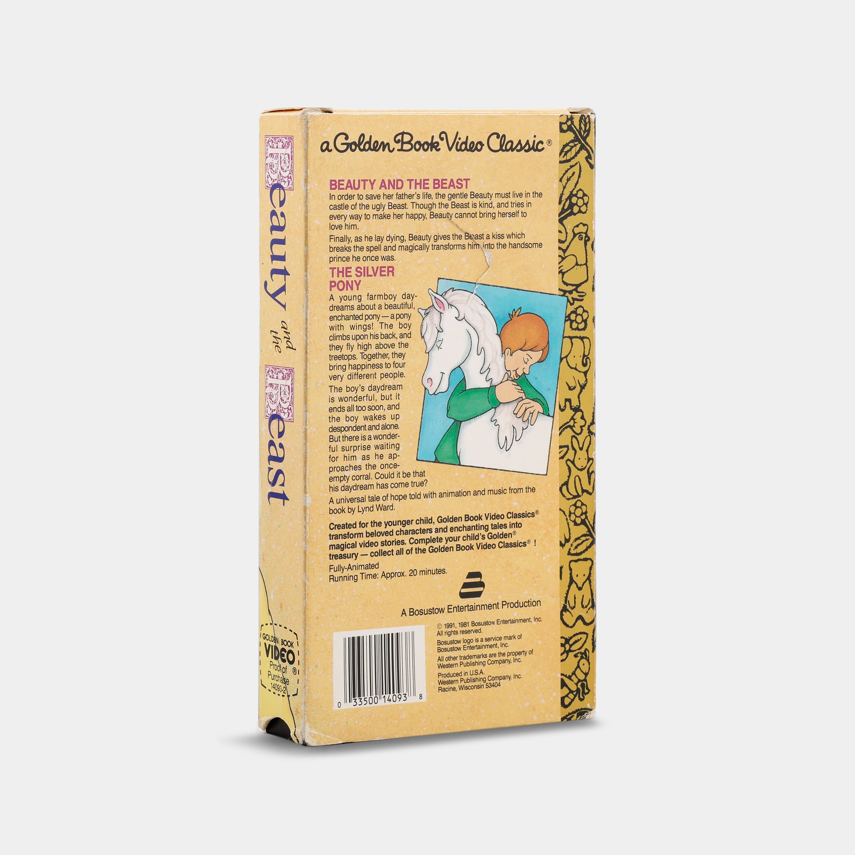A Golden Book Video Classic: Beauty and the Beast VHS Tape