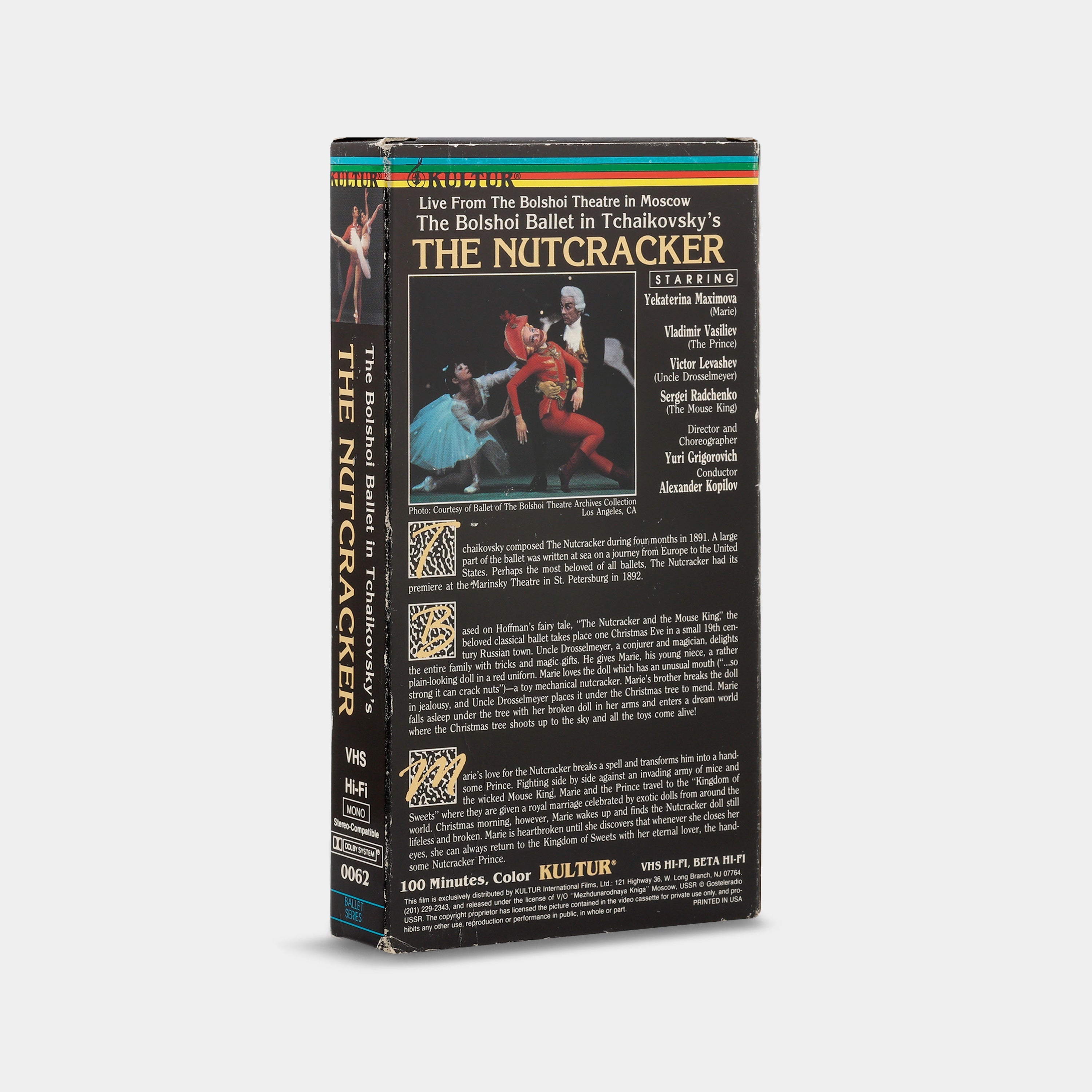 The Bolshoi Ballet in Tchaikovsky's The Nutcracker VHS Tape