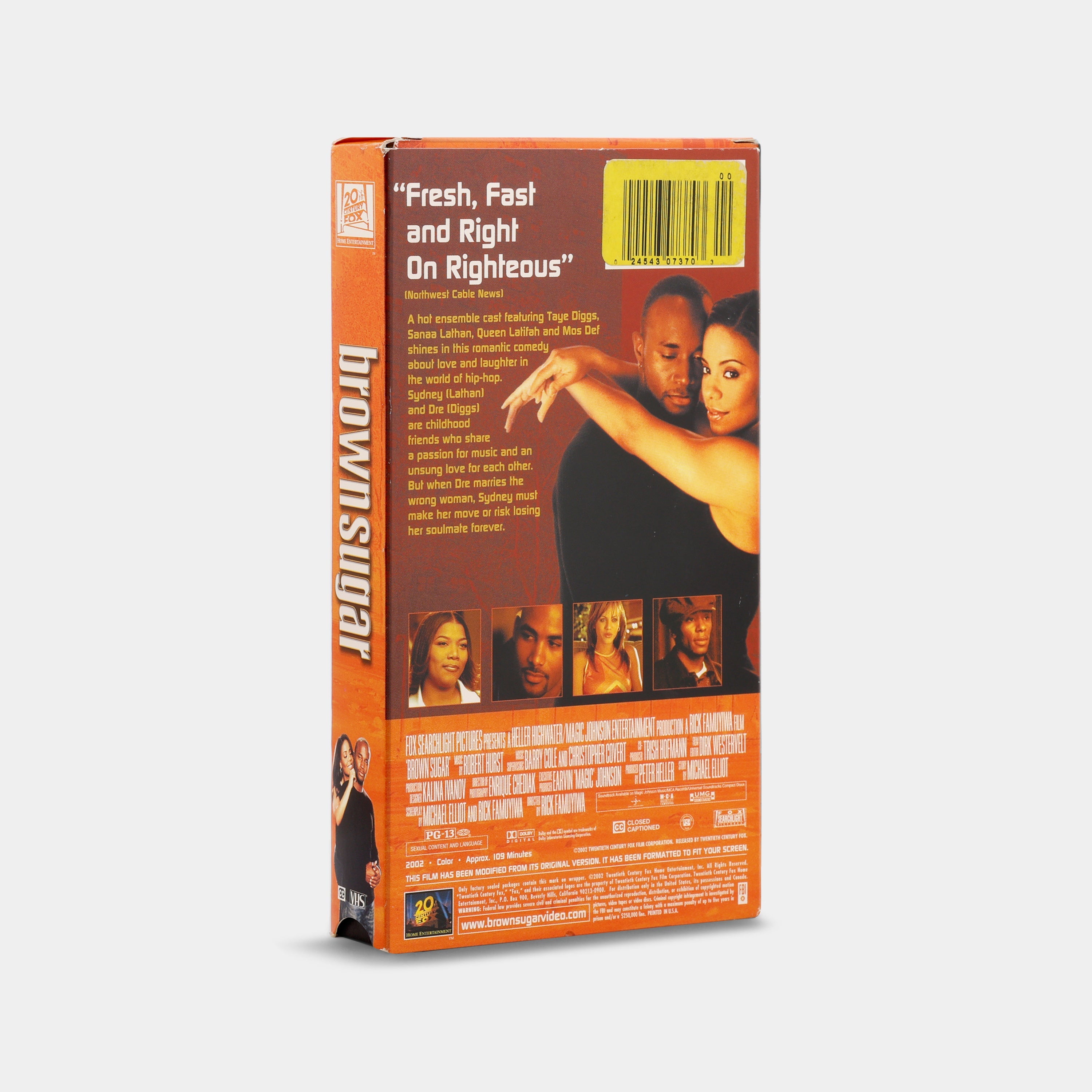 Brown Sugar VHS Tape