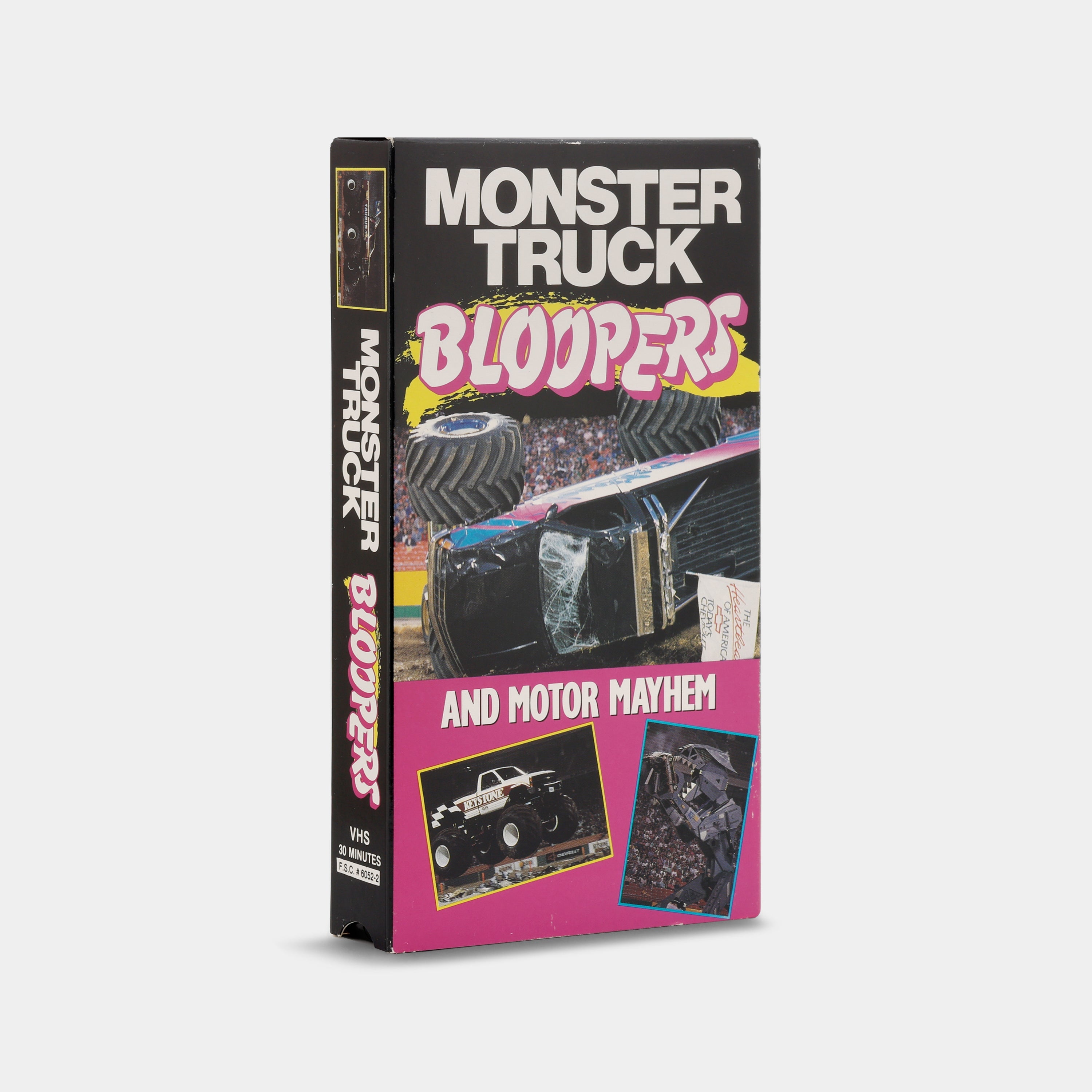 Monster Truck Bloopers and Motor Mayhem VHS Tape