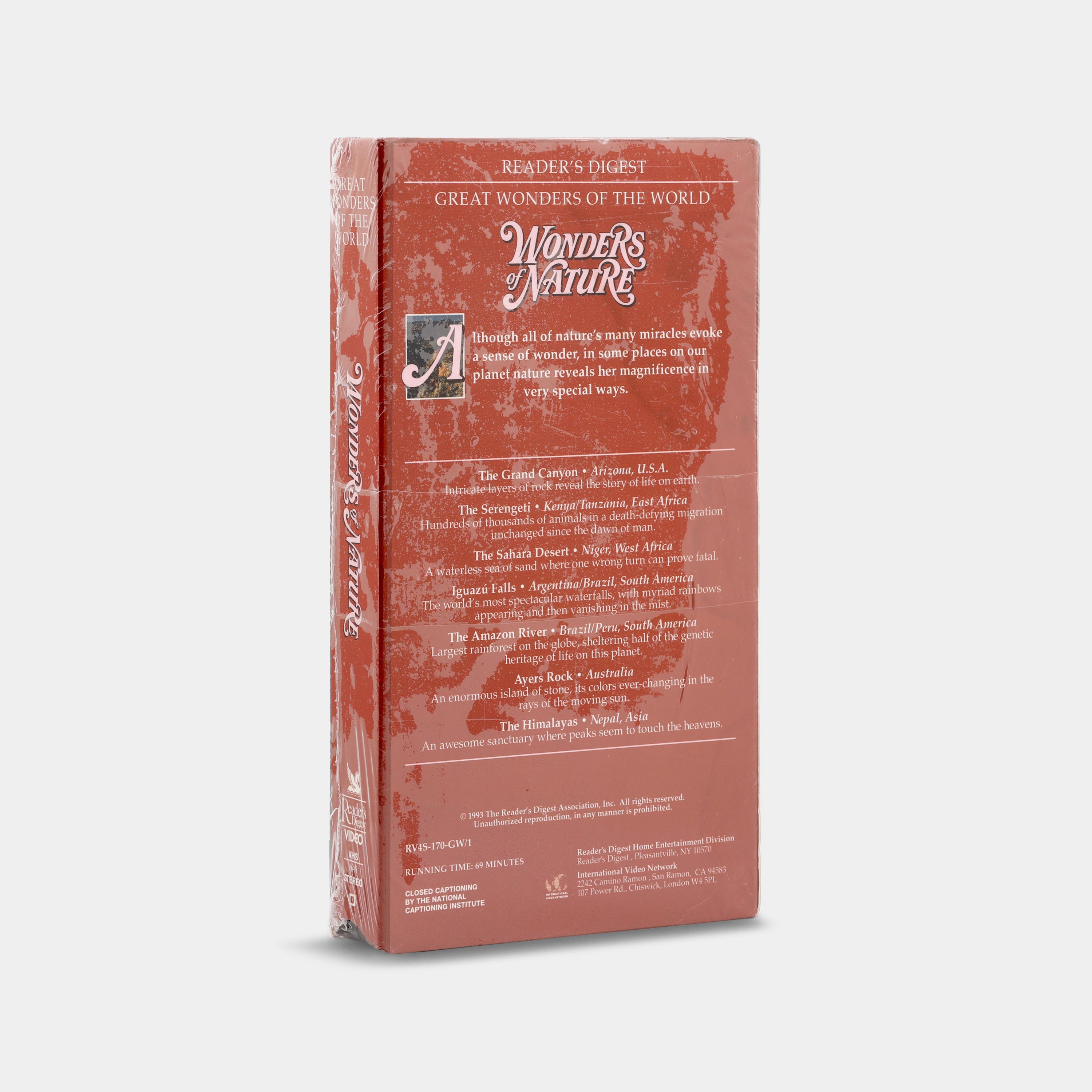 Reader Digest: Wonders of Nature (Sealed) VHS Tape