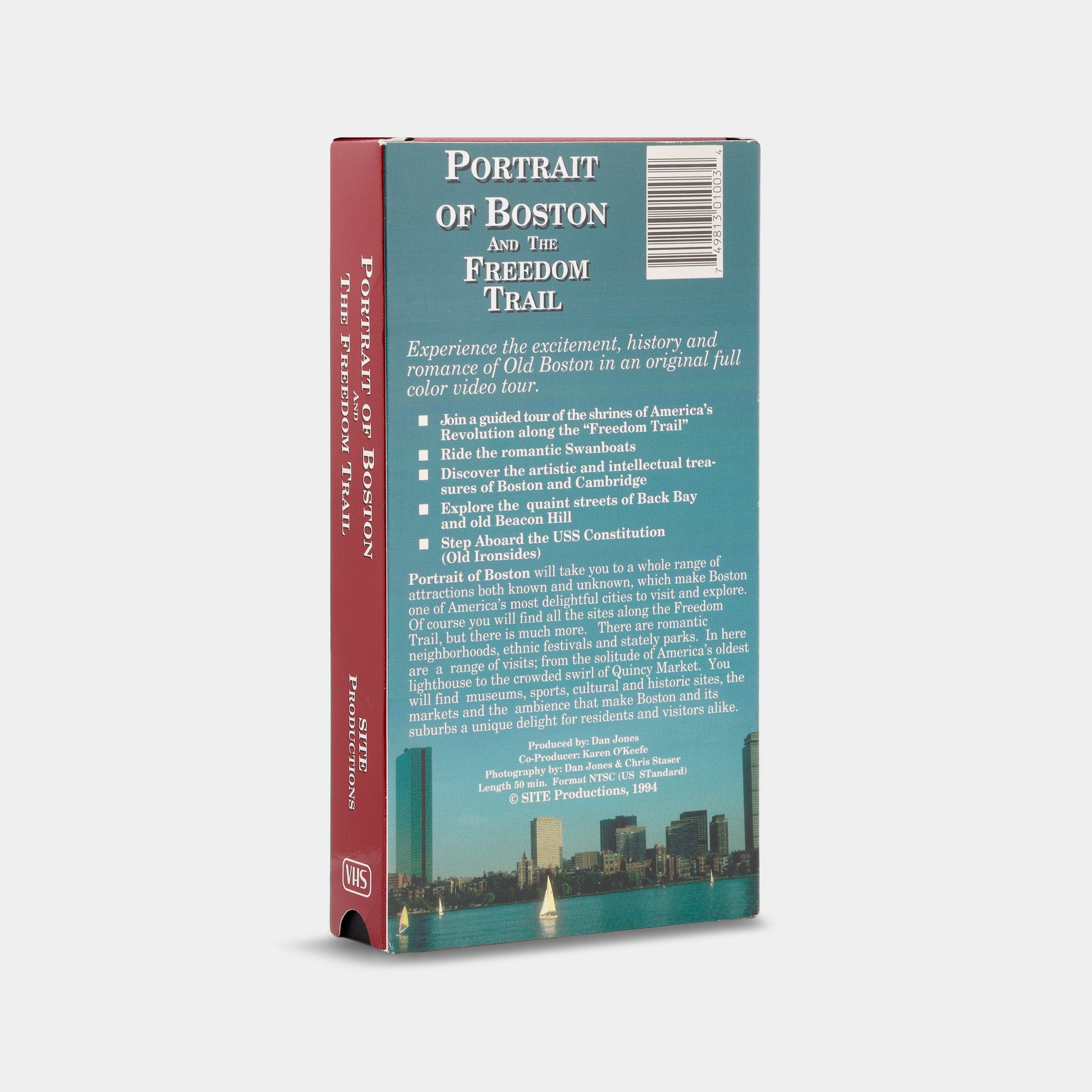 Portrait of Boston and the Freedom Trail VHS Tape