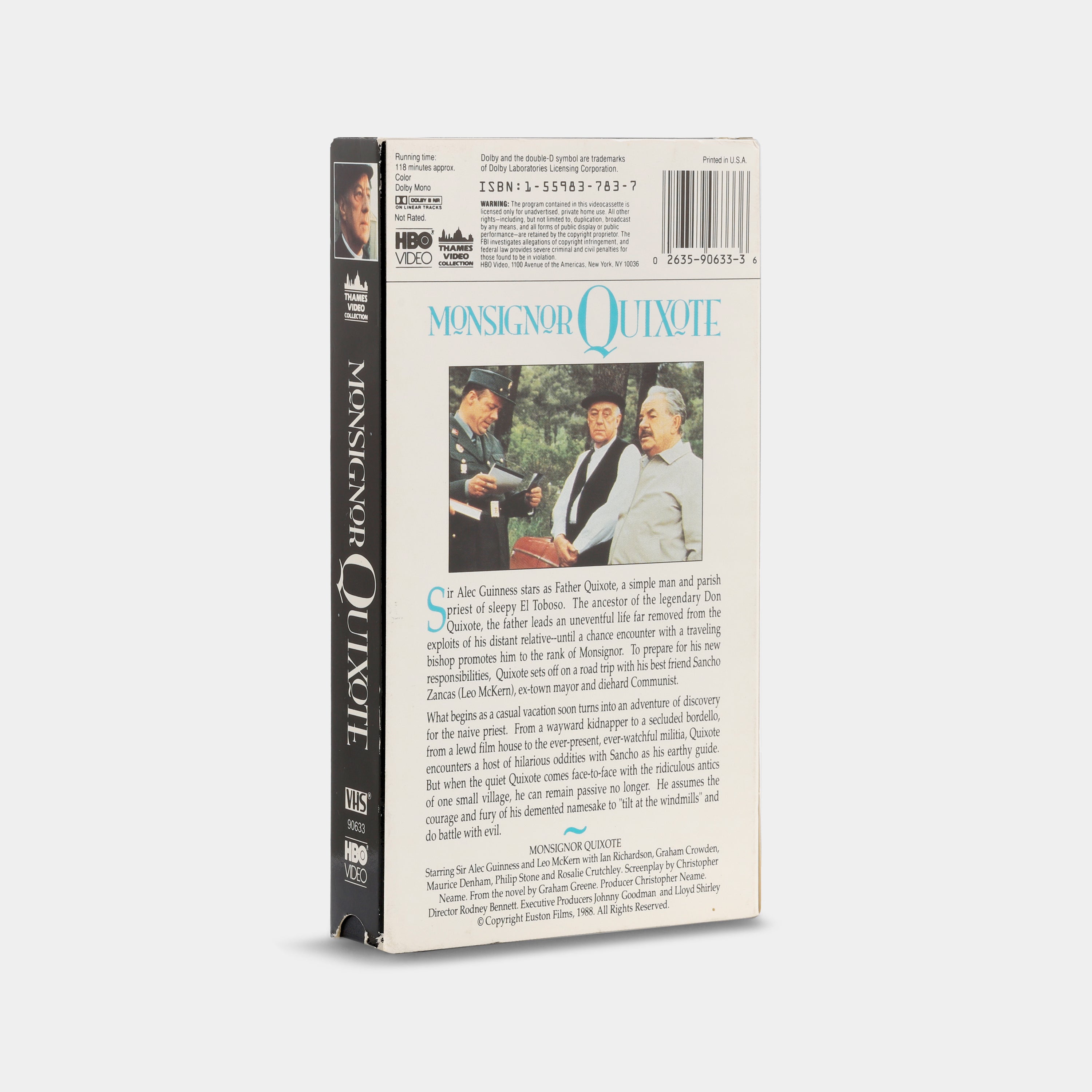 Monsignor Quixote VHS Tape