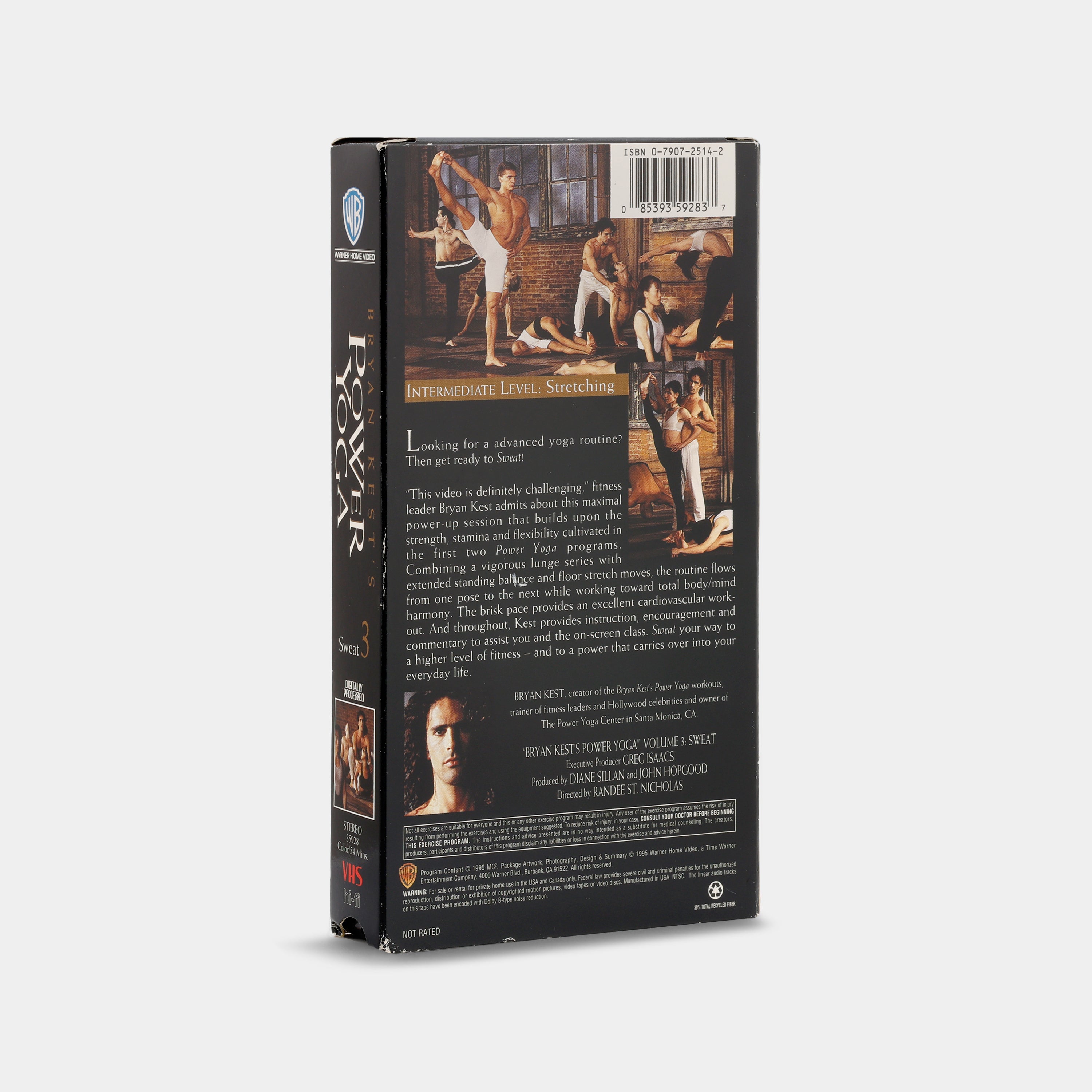 Bryan Kest's Power Yoga 3: Sweat VHS Tape