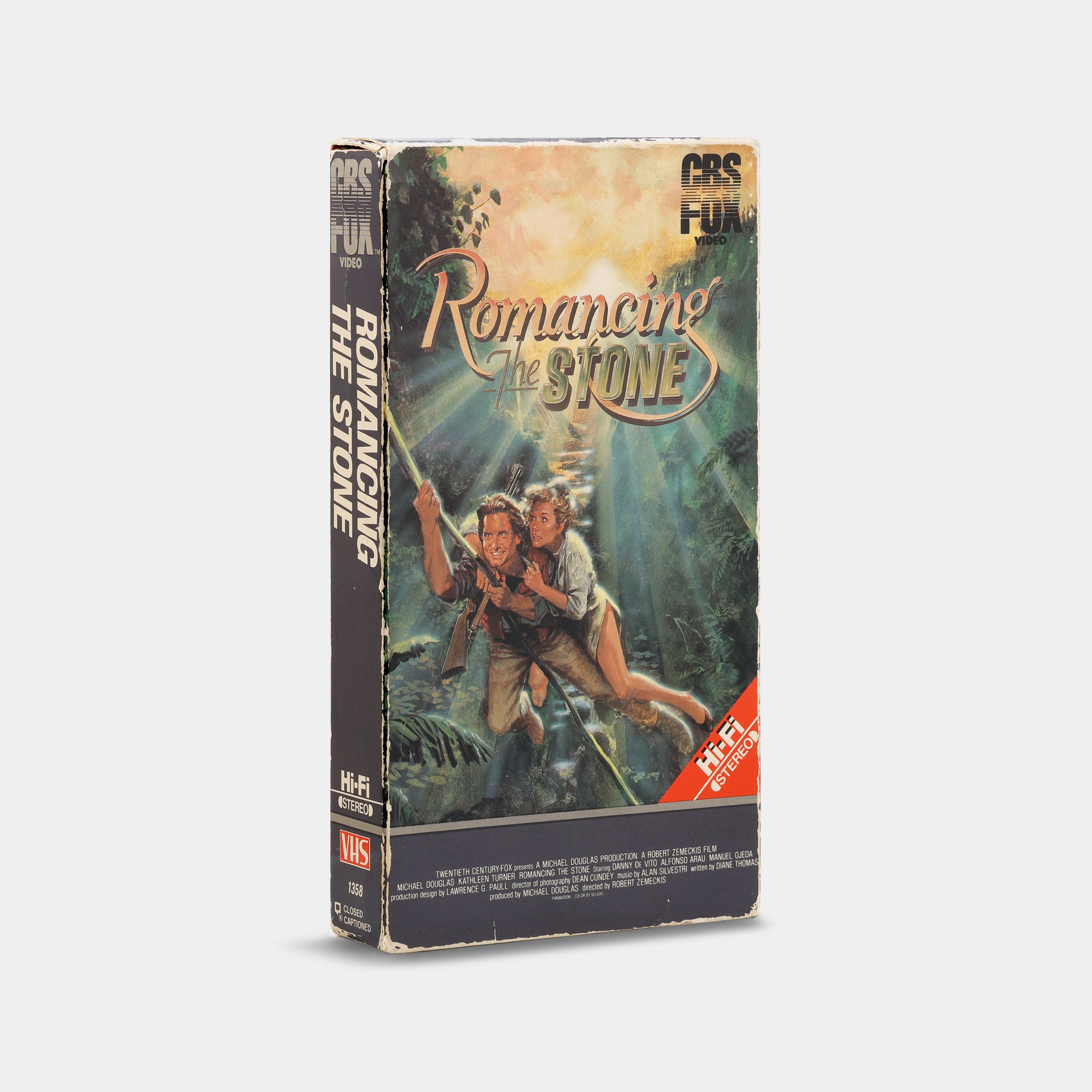 Romancing the Stone CBS/Fox Video VHS Tape