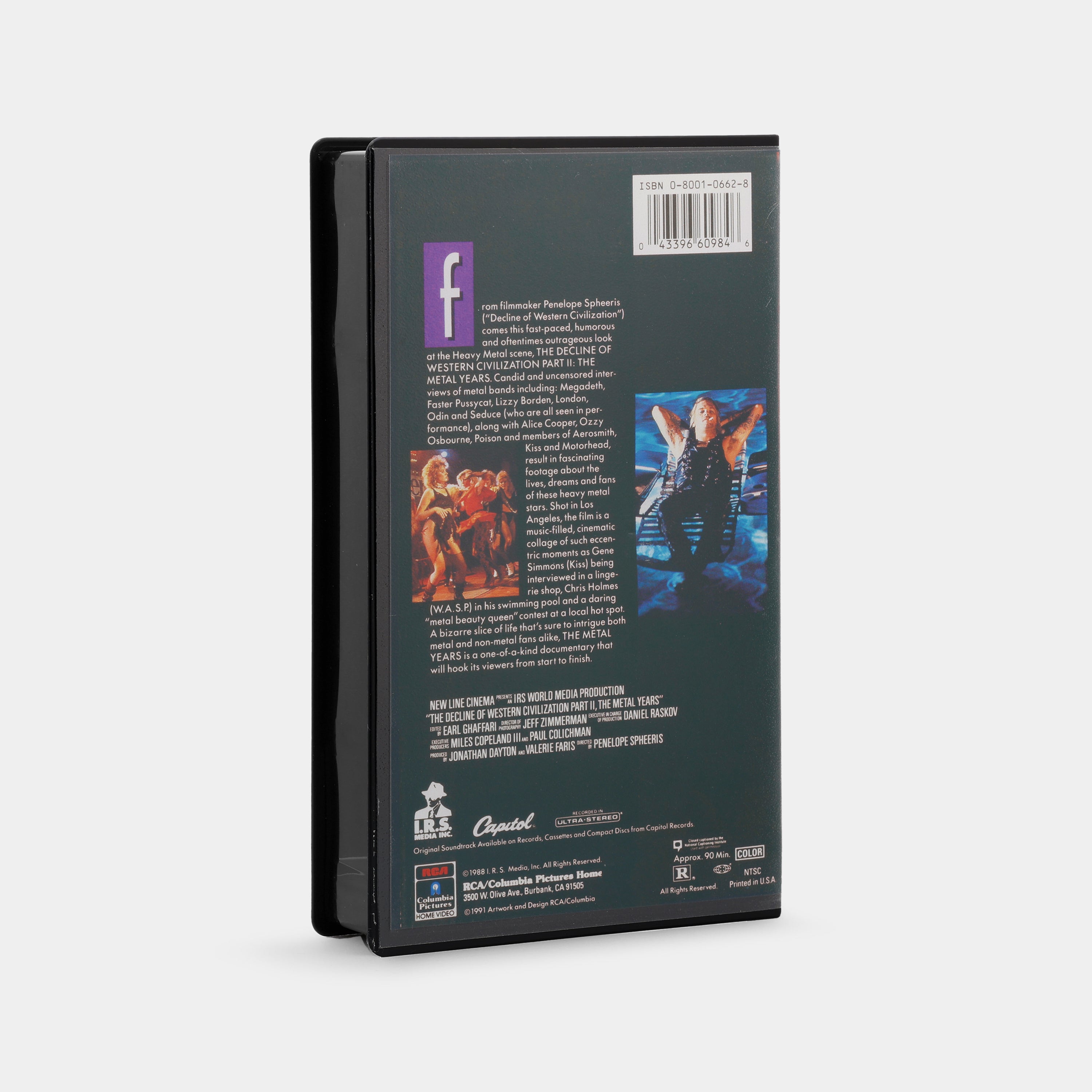 The Decline of Western Civilization Part II: The Metal Years VHS Tape