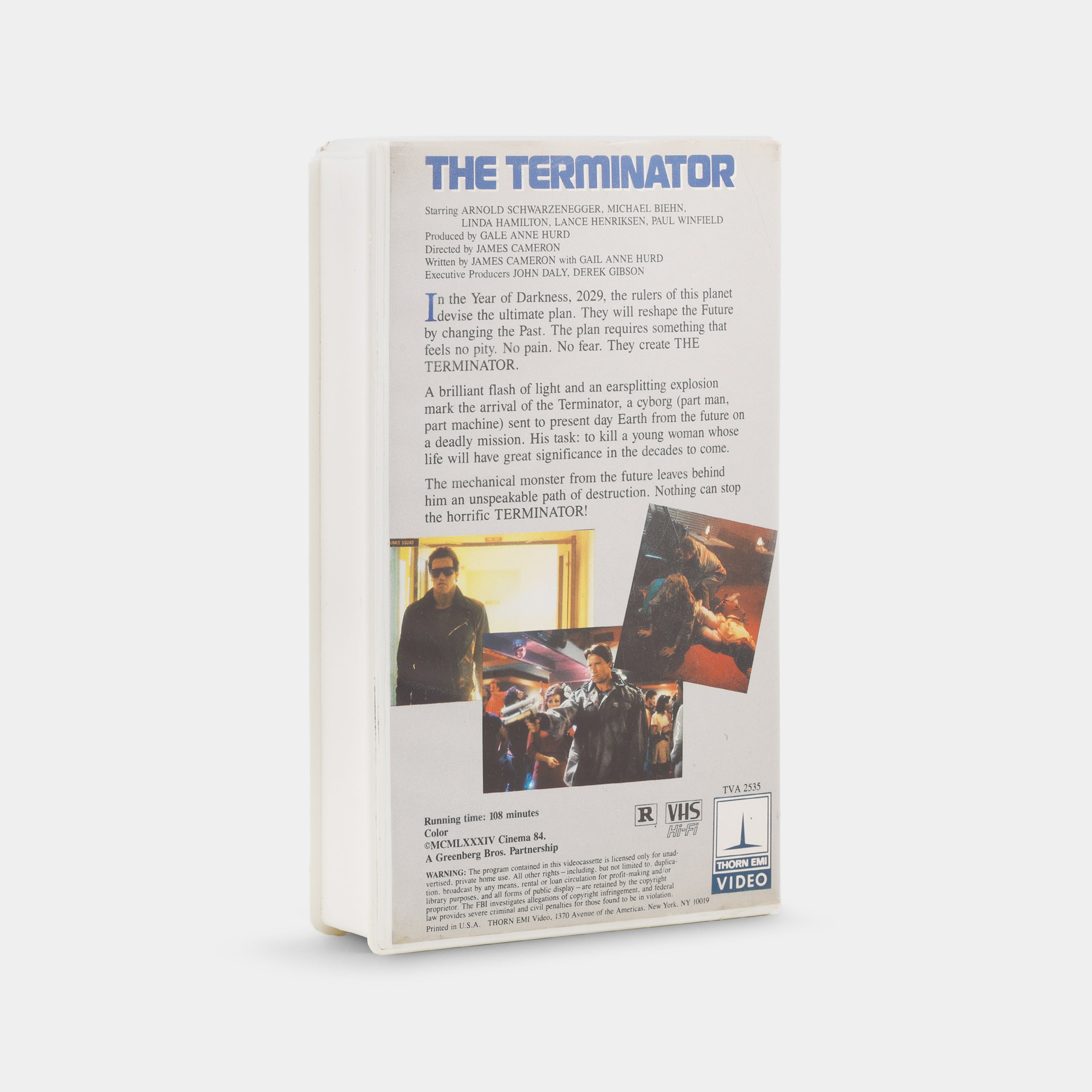 The Terminator VHS Tape