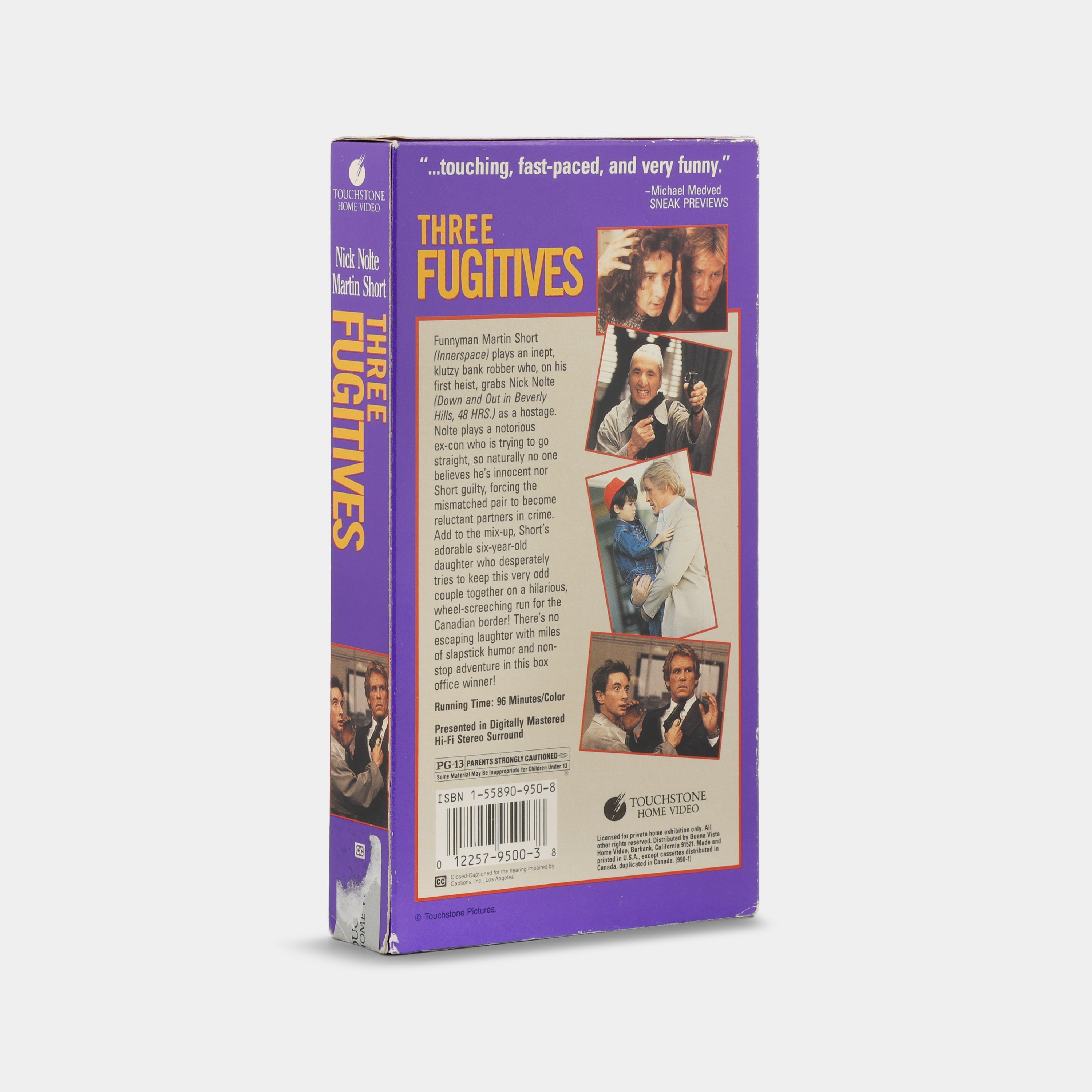 Three Fugitives VHS Tape