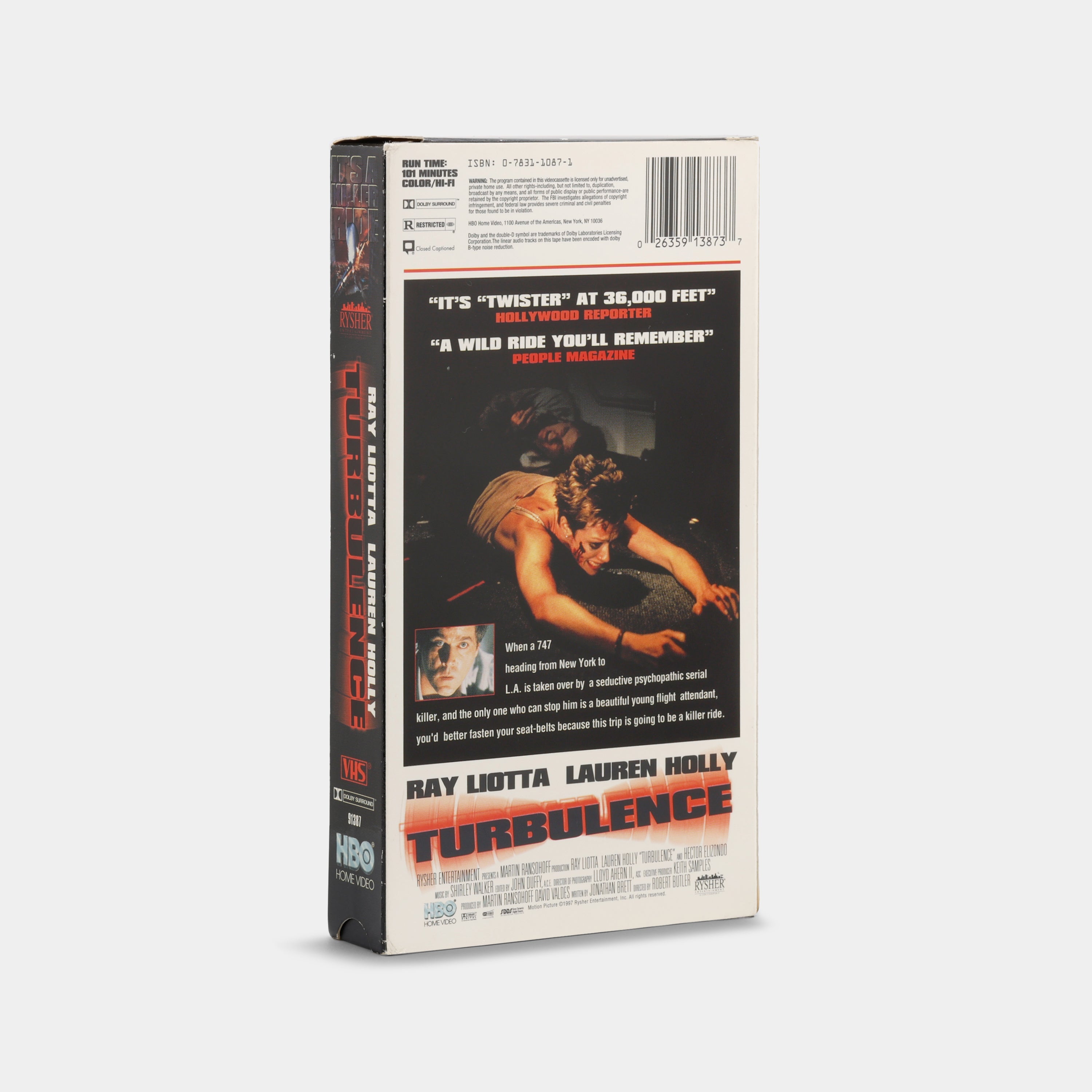 Turbulence VHS Tape