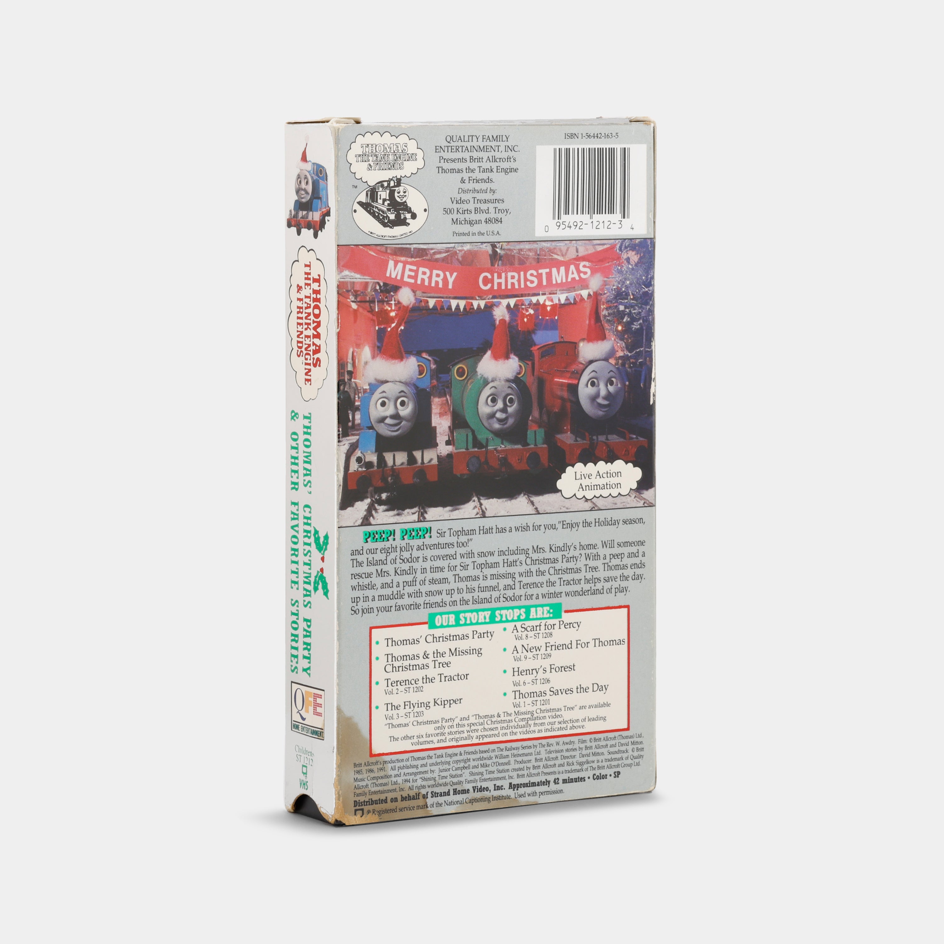 Thomas the Tank Engine & Friends: Thomas' Christmas Party & Other Favorite Stories VHS Tape