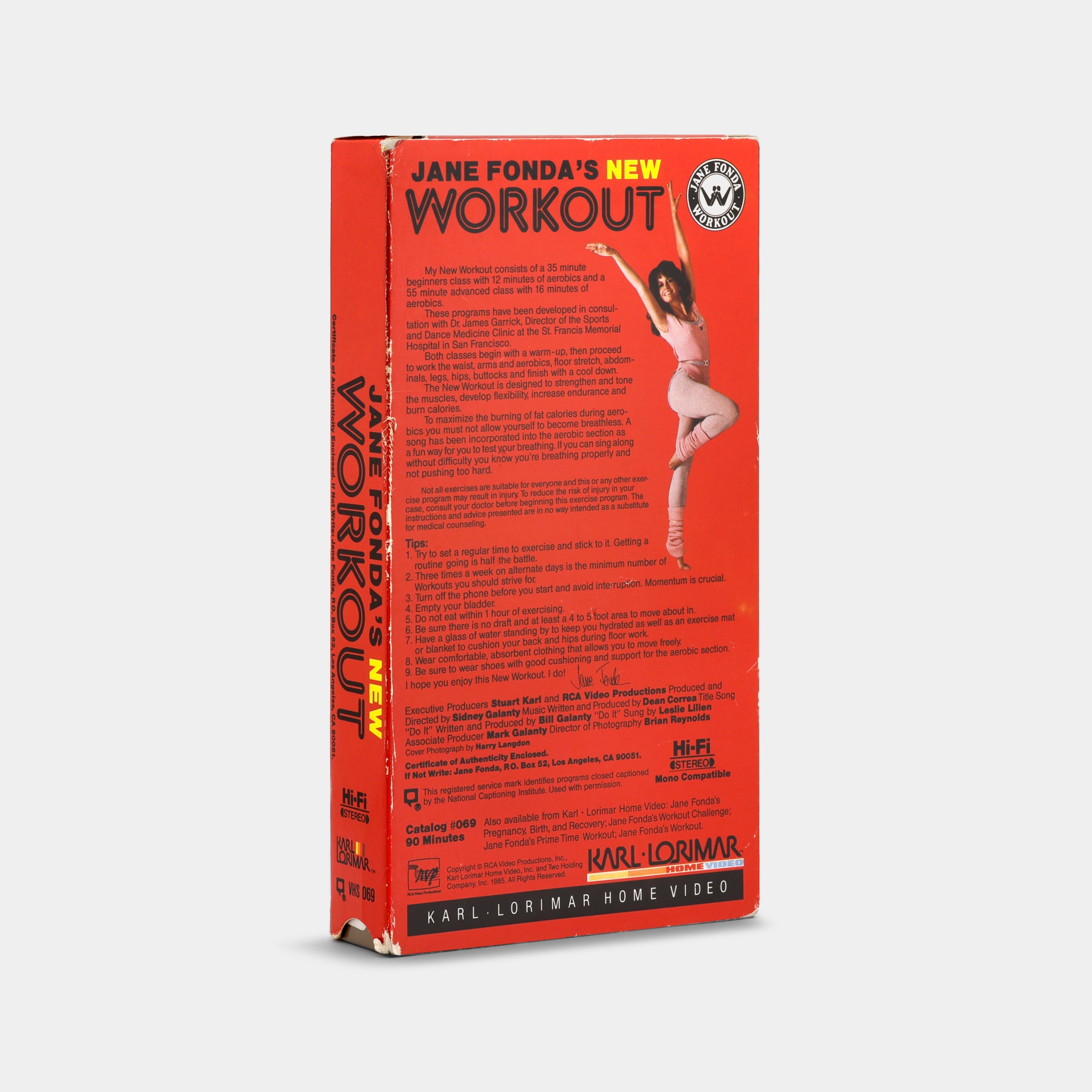 Jane Fonda's New Workout VHS Tape