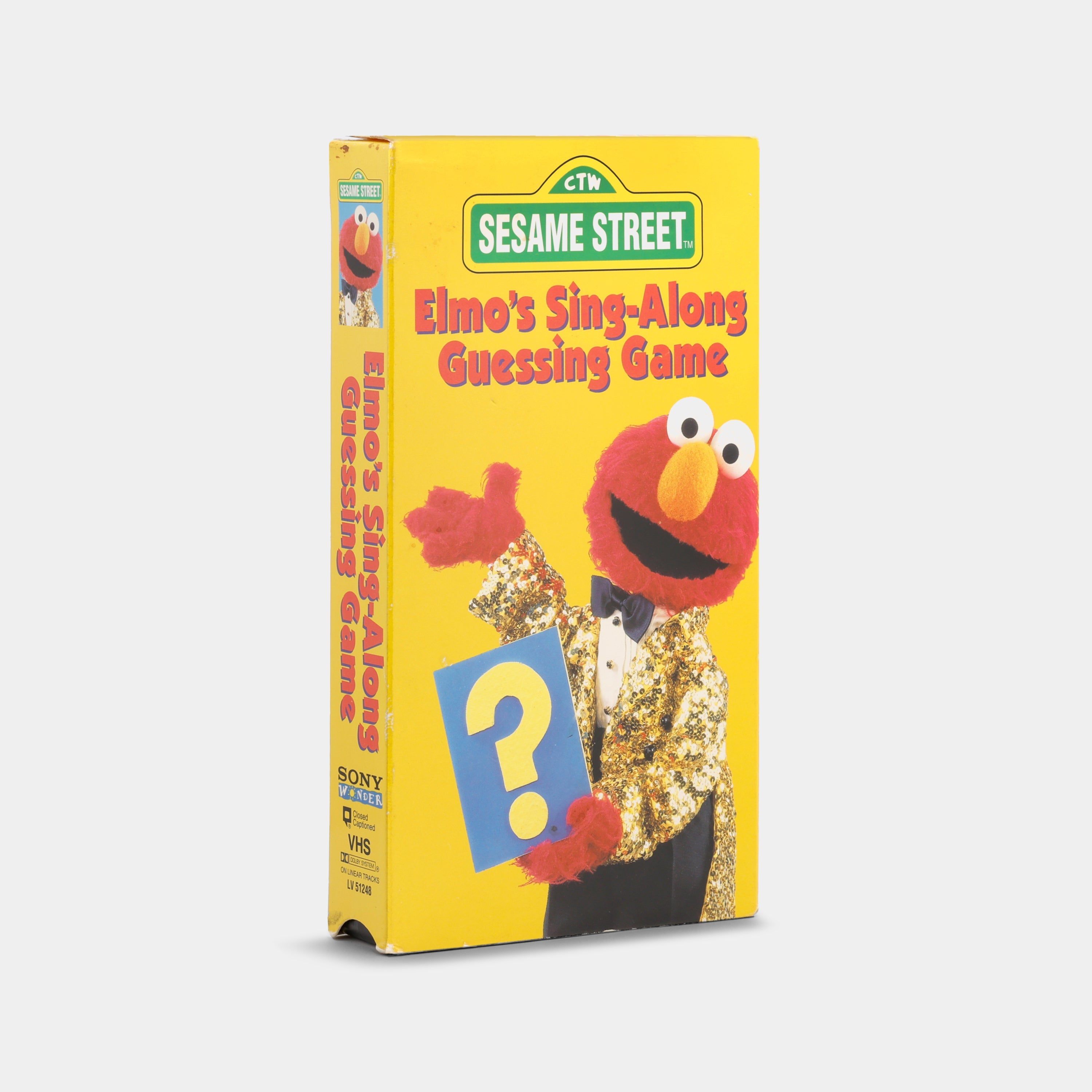 Sesame Street: Elmo's Sing-Along Guessing Game VHS Tape