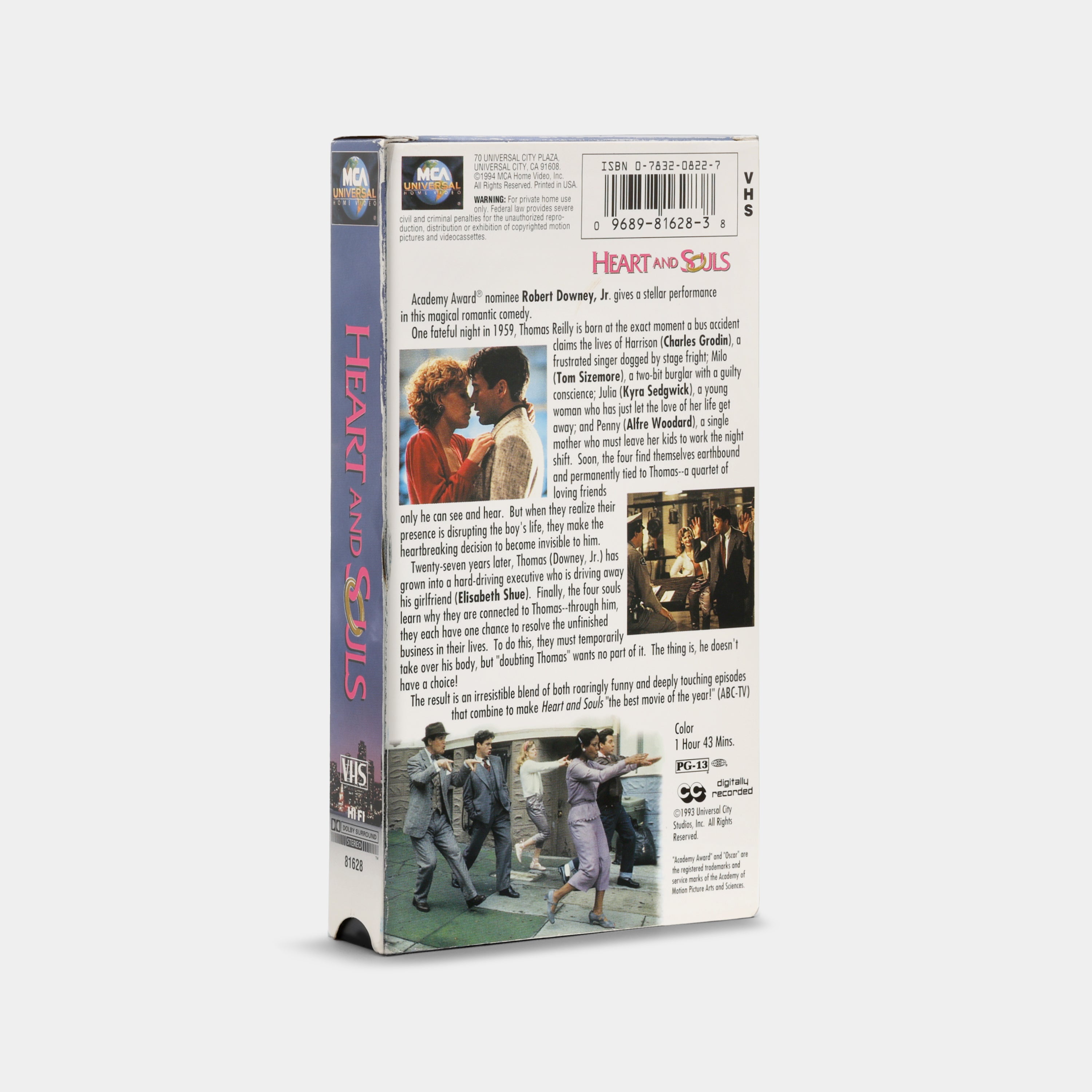 Heart and Souls VHS Tape