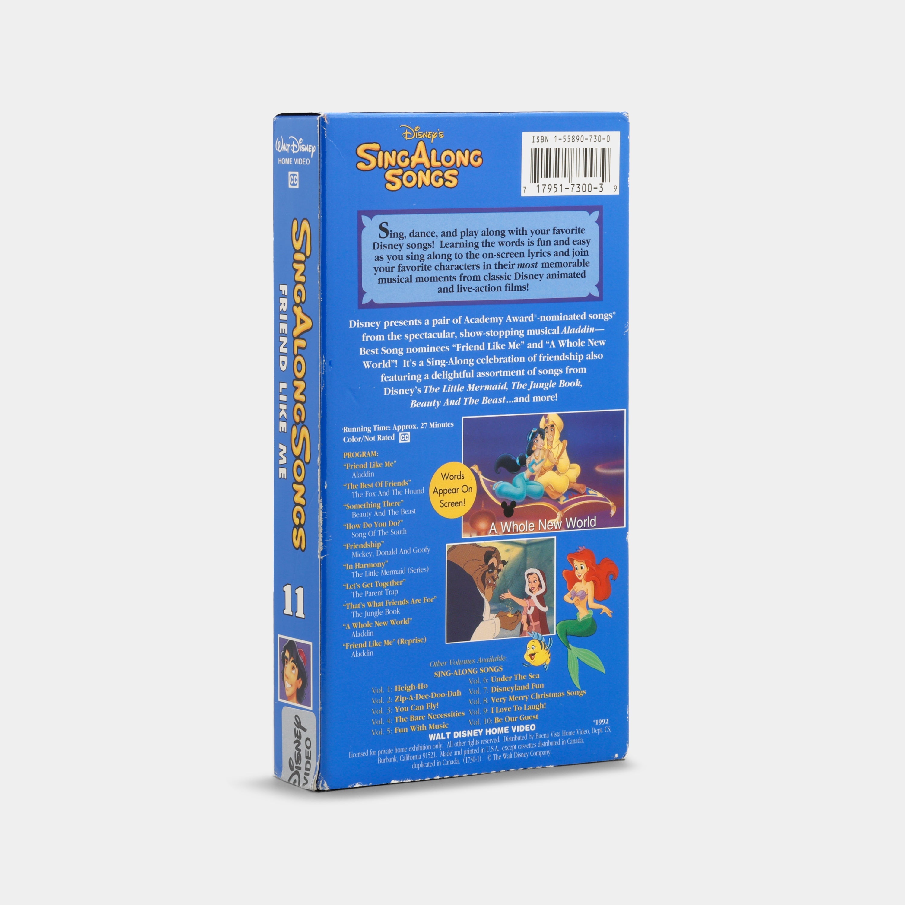 Disney's Sing Along Songs: Friend Like Me (Volume 11) VHS Tape