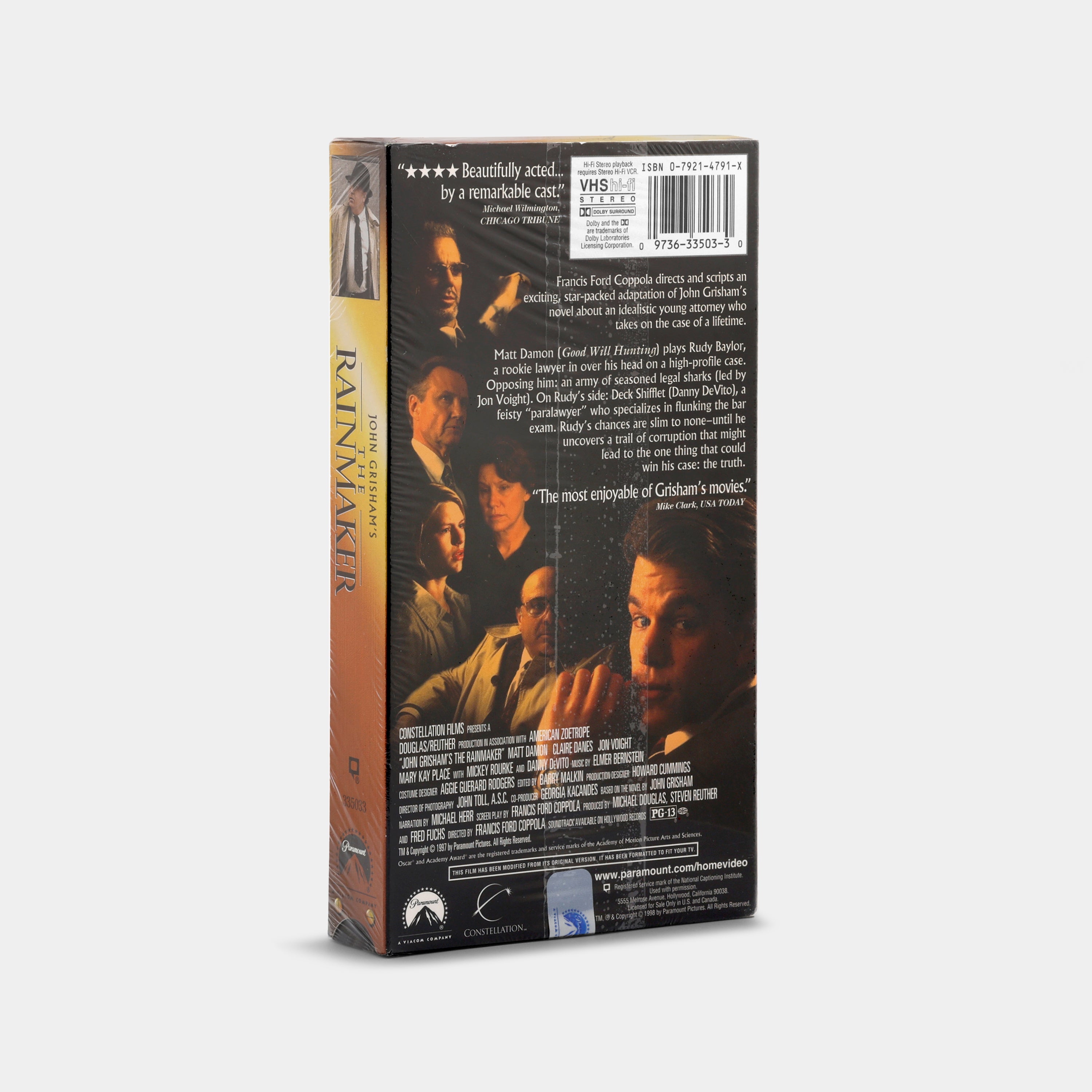 The Rainmaker (Sealed) VHS Tape