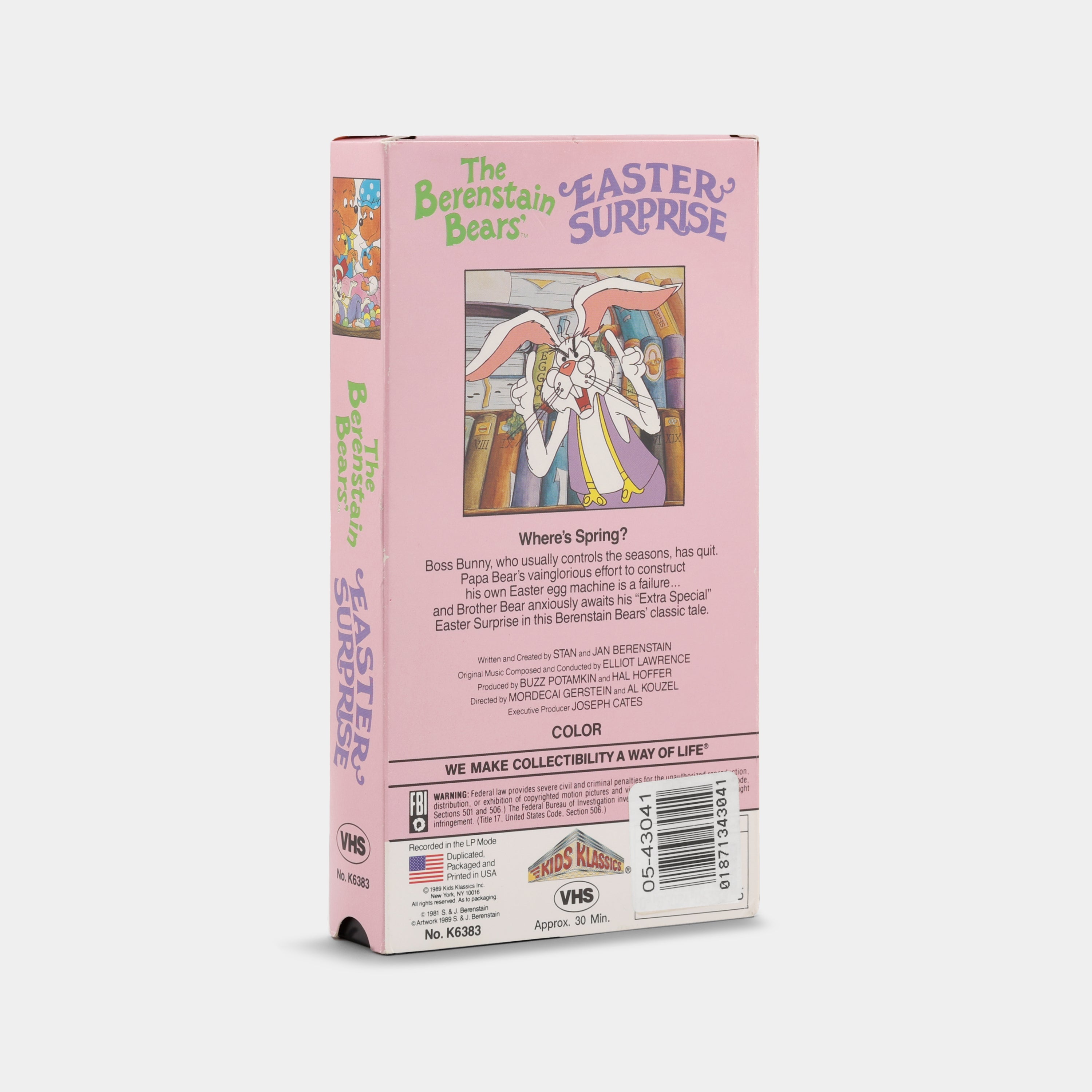 The Berenstain Bears' Easter Surprise VHS Tape