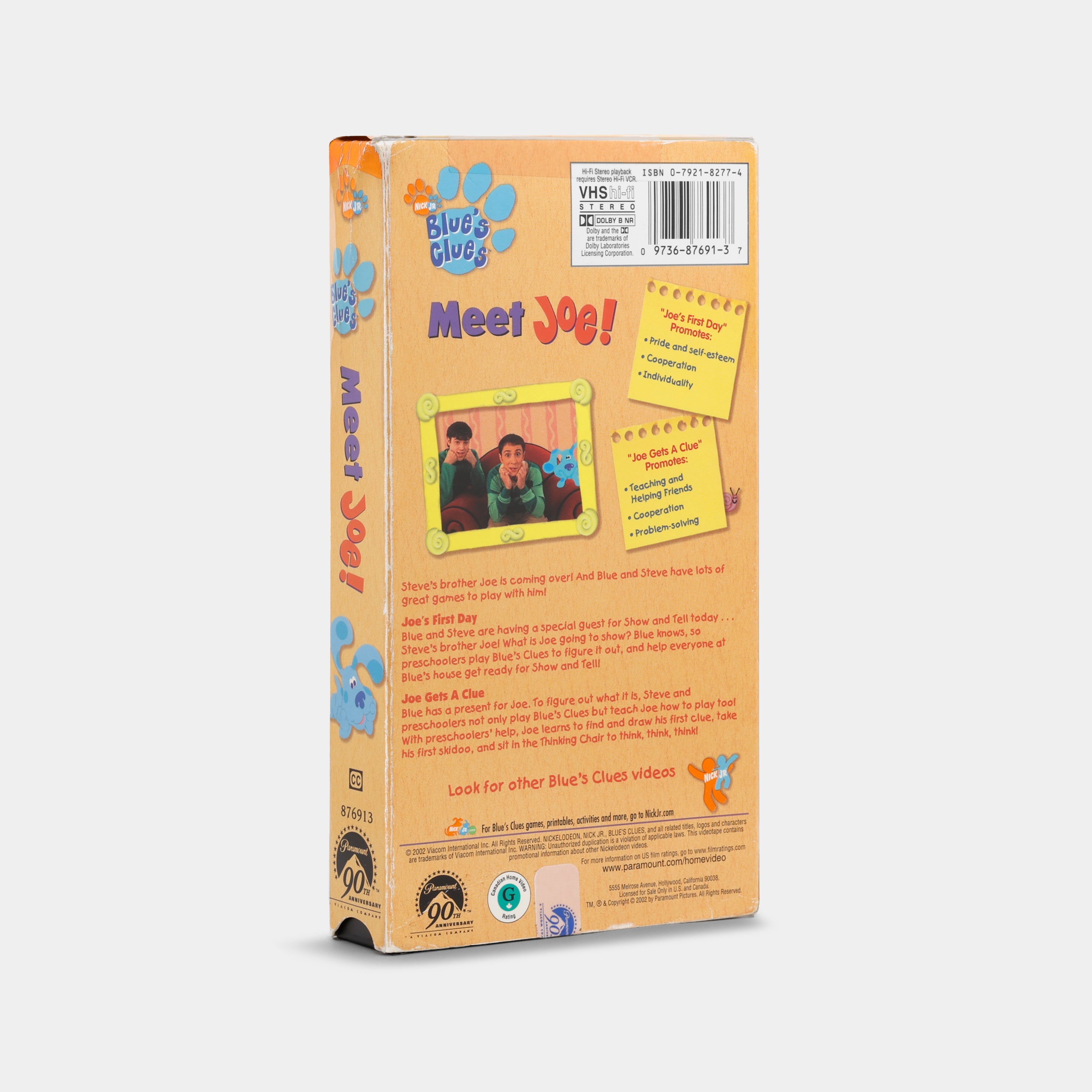 Blue's Clues: Meet Joe! VHS Tape