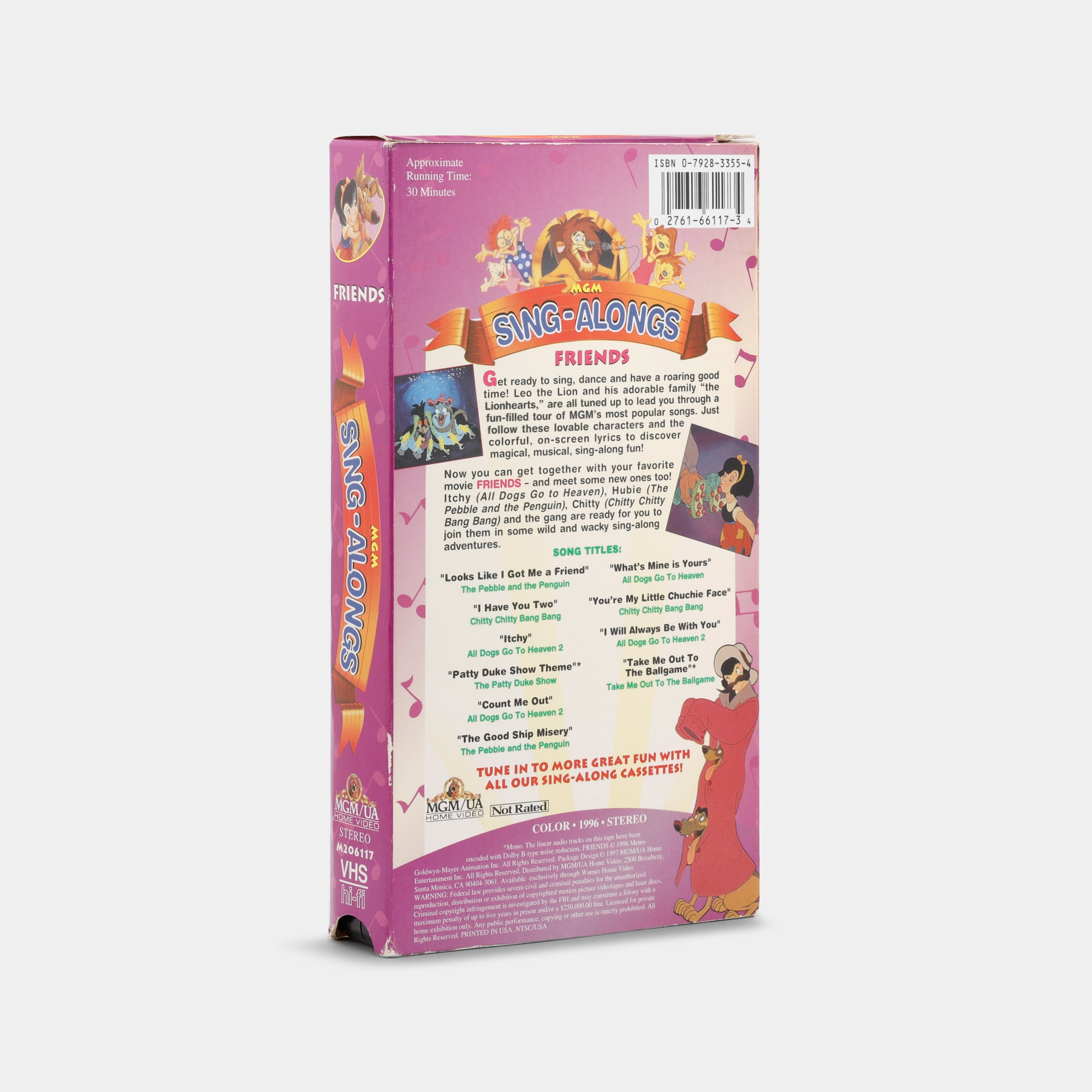 MGM Sing-Alongs: Friends VHS Tape