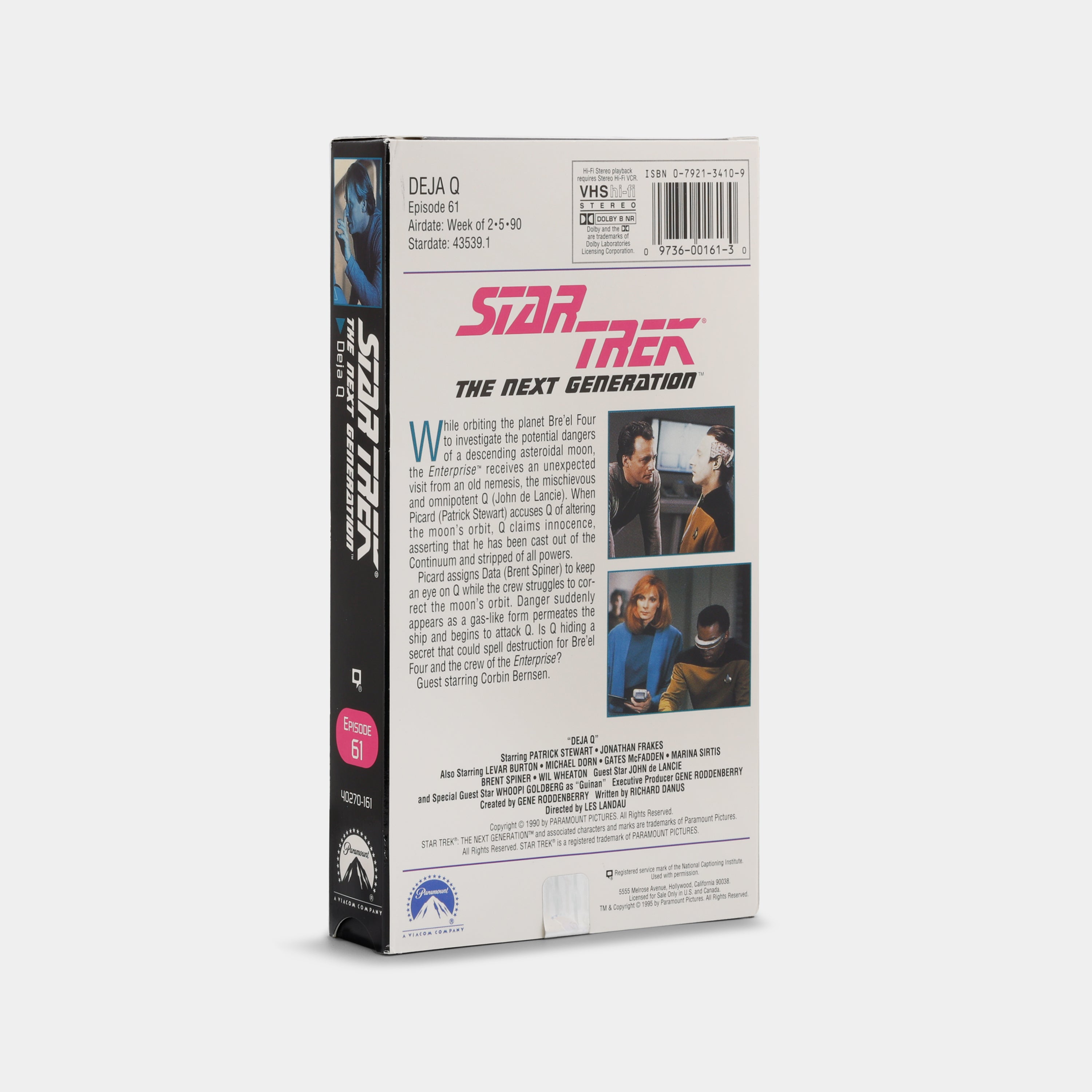 Star Trek: The Next Generation: Deja Q VHS Tape