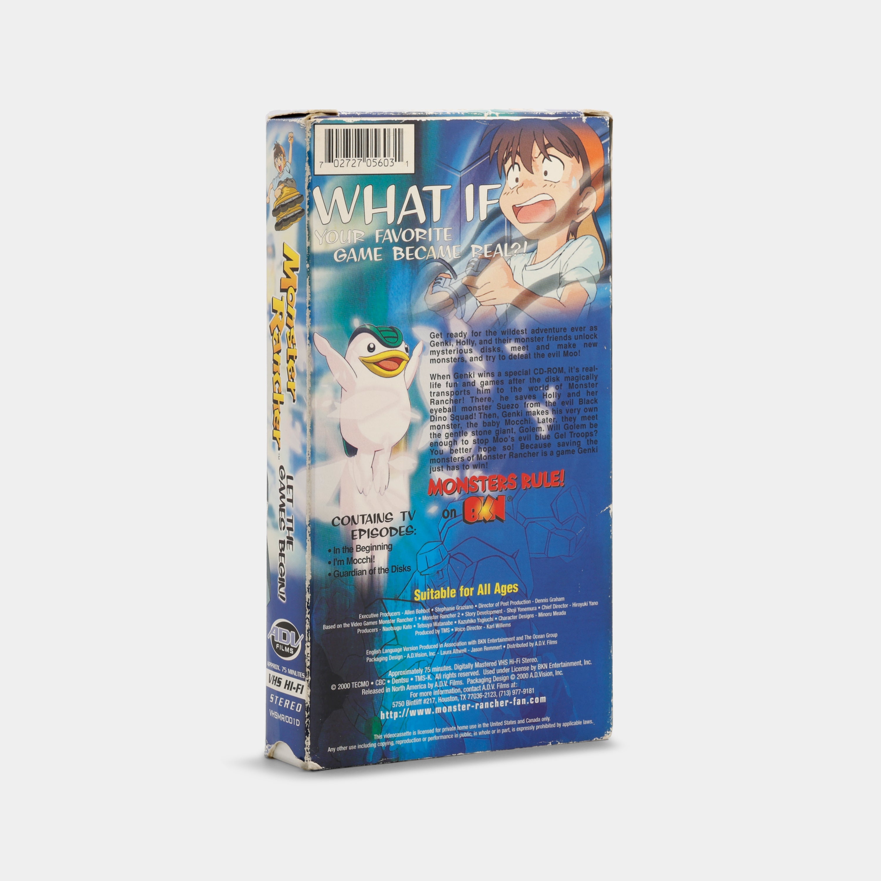 Monster Rancher: Let the Games Begin! VHS Tape