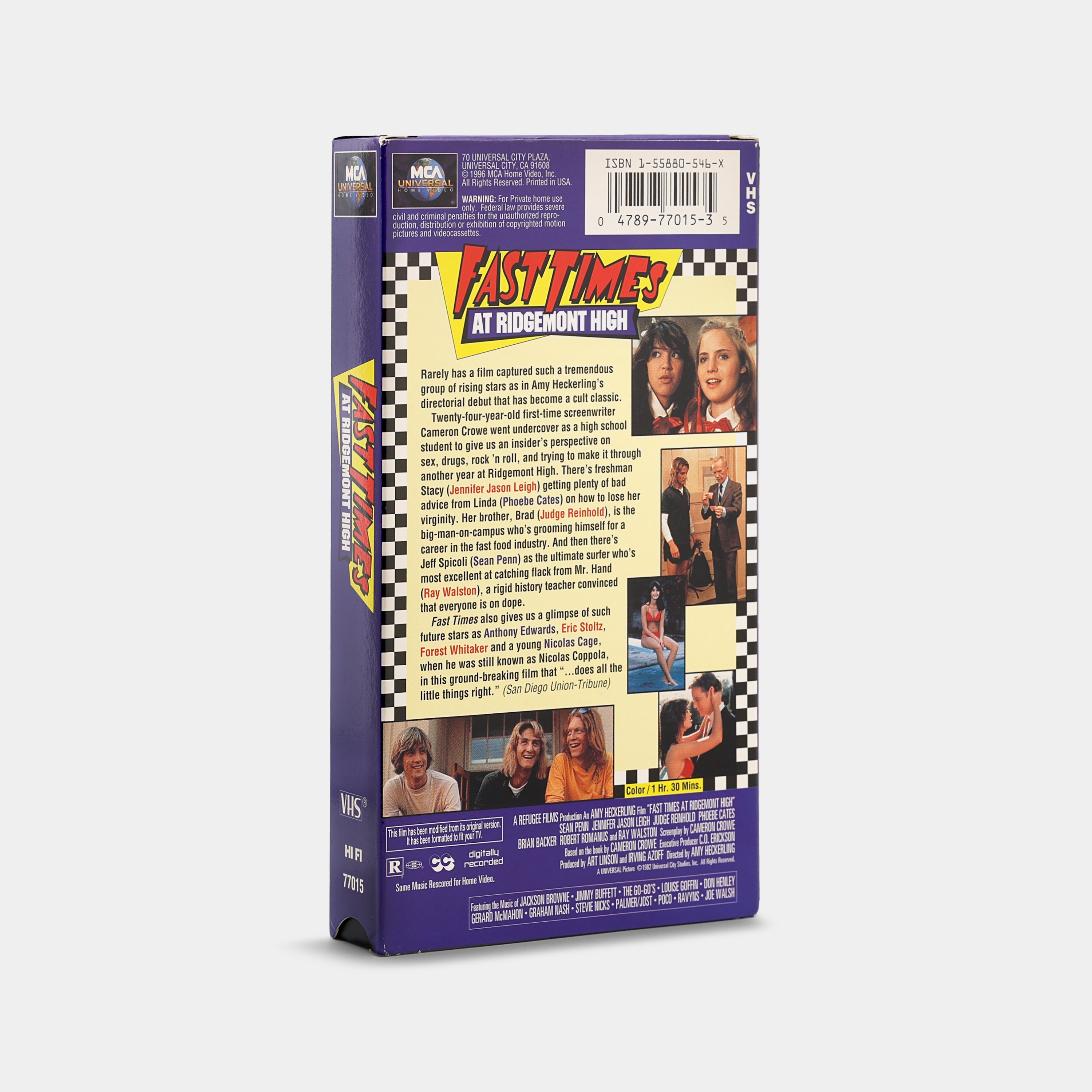 Fast Times at Ridgemont High VHS Tape
