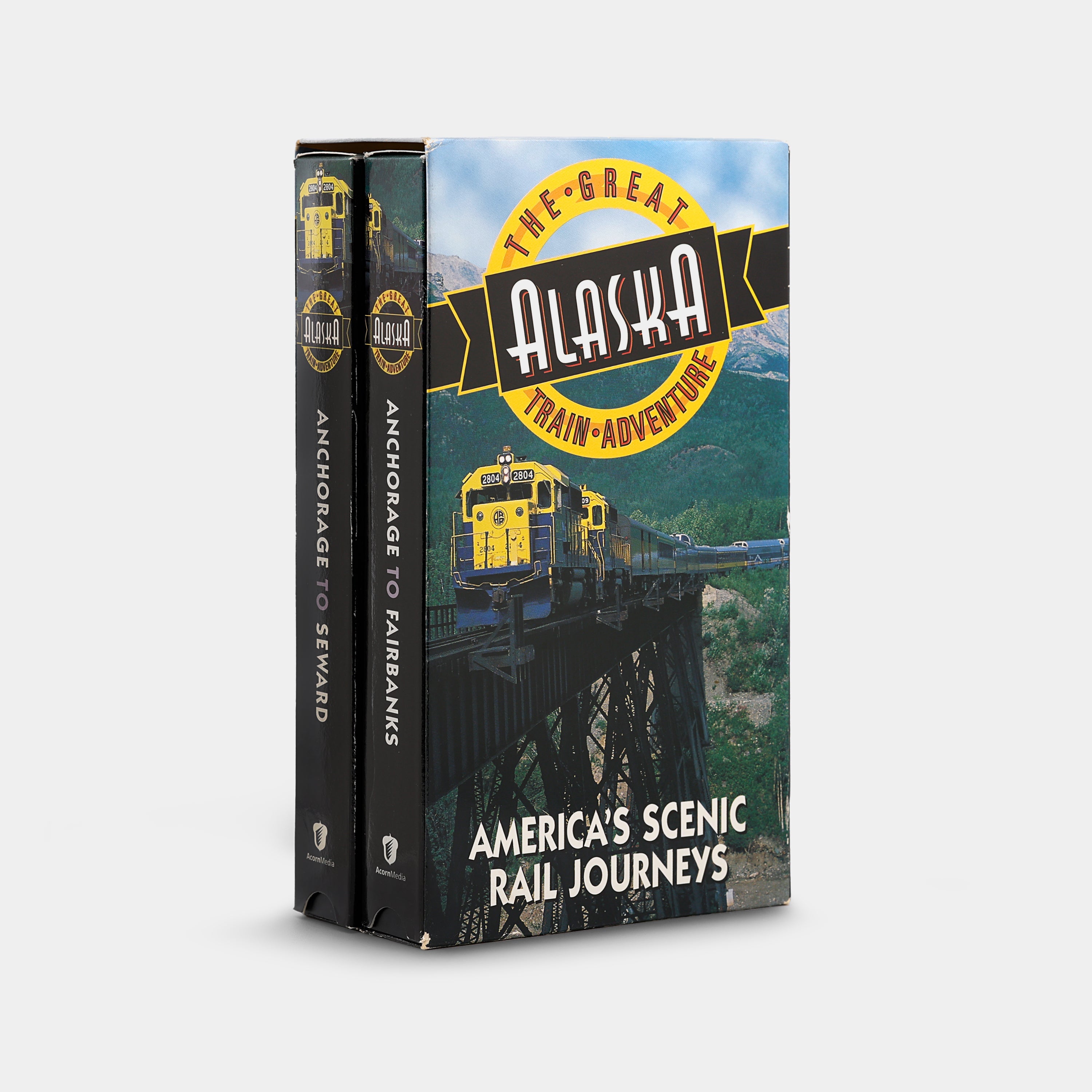 The Great Alaska Train Adventure: Anchorage to Seward / Anchorage to Fairbanks VHS Tape