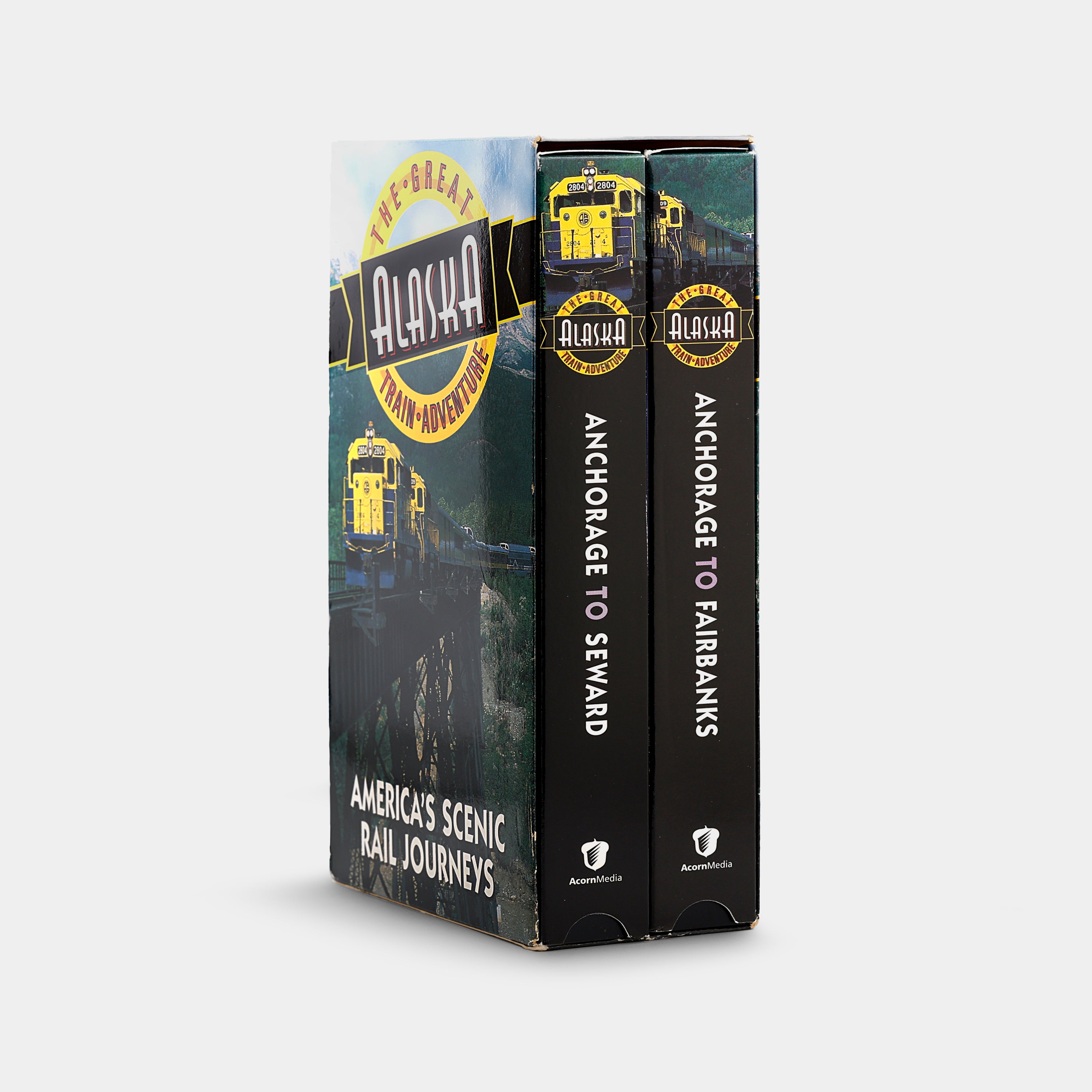 The Great Alaska Train Adventure: Anchorage to Seward / Anchorage to Fairbanks VHS Tape