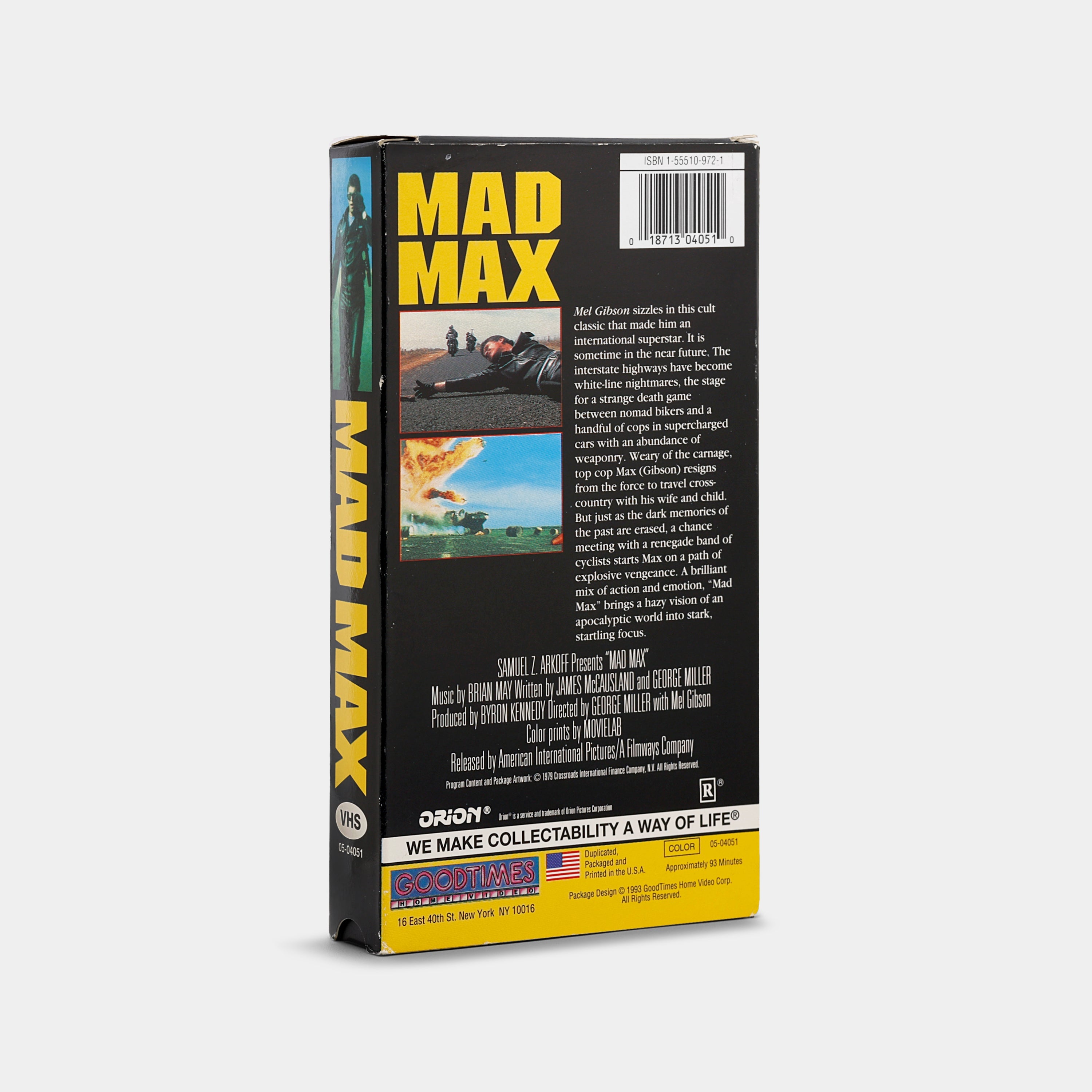 Mad Max VHS Tape