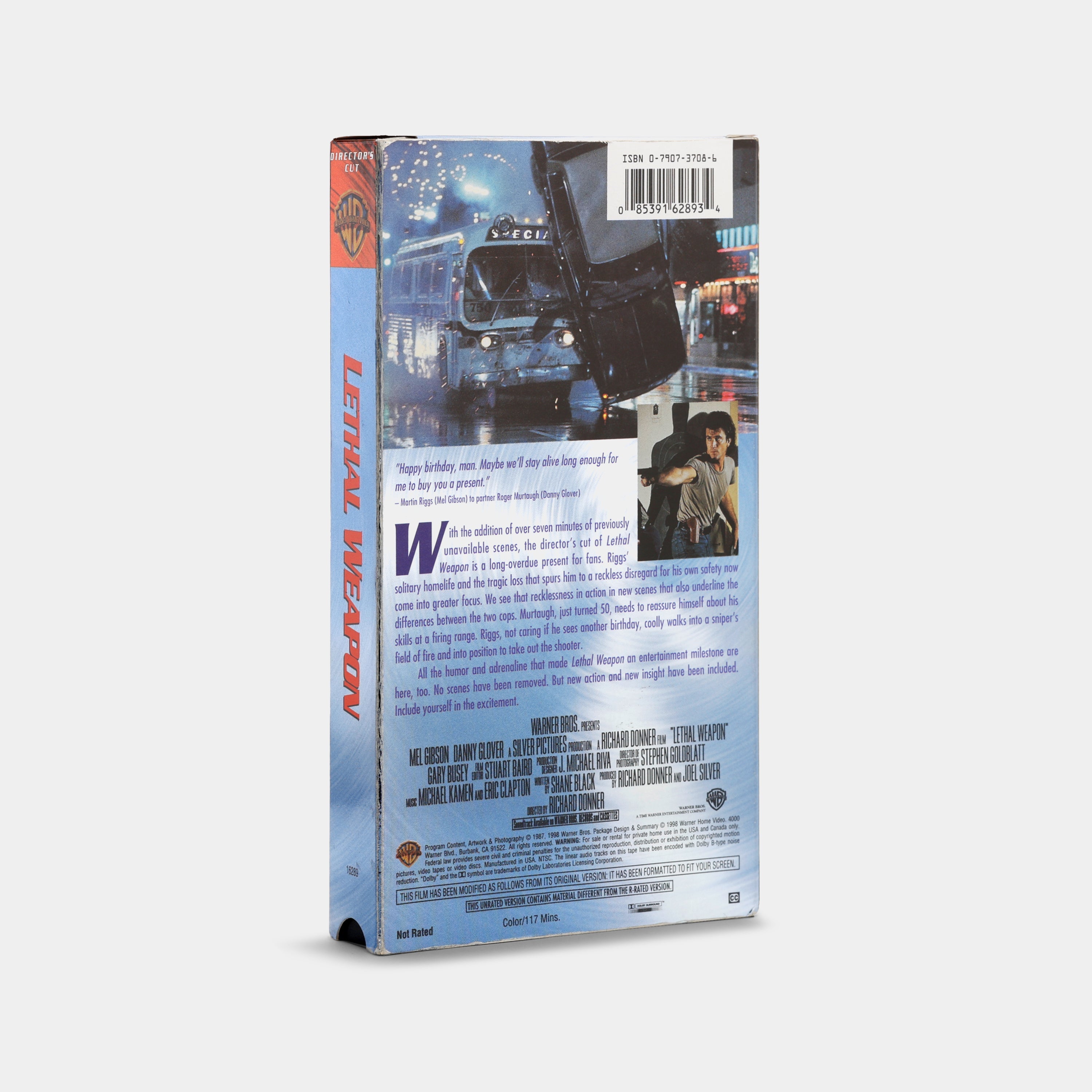 Lethal Weapon (Director's Cut) VHS Tape
