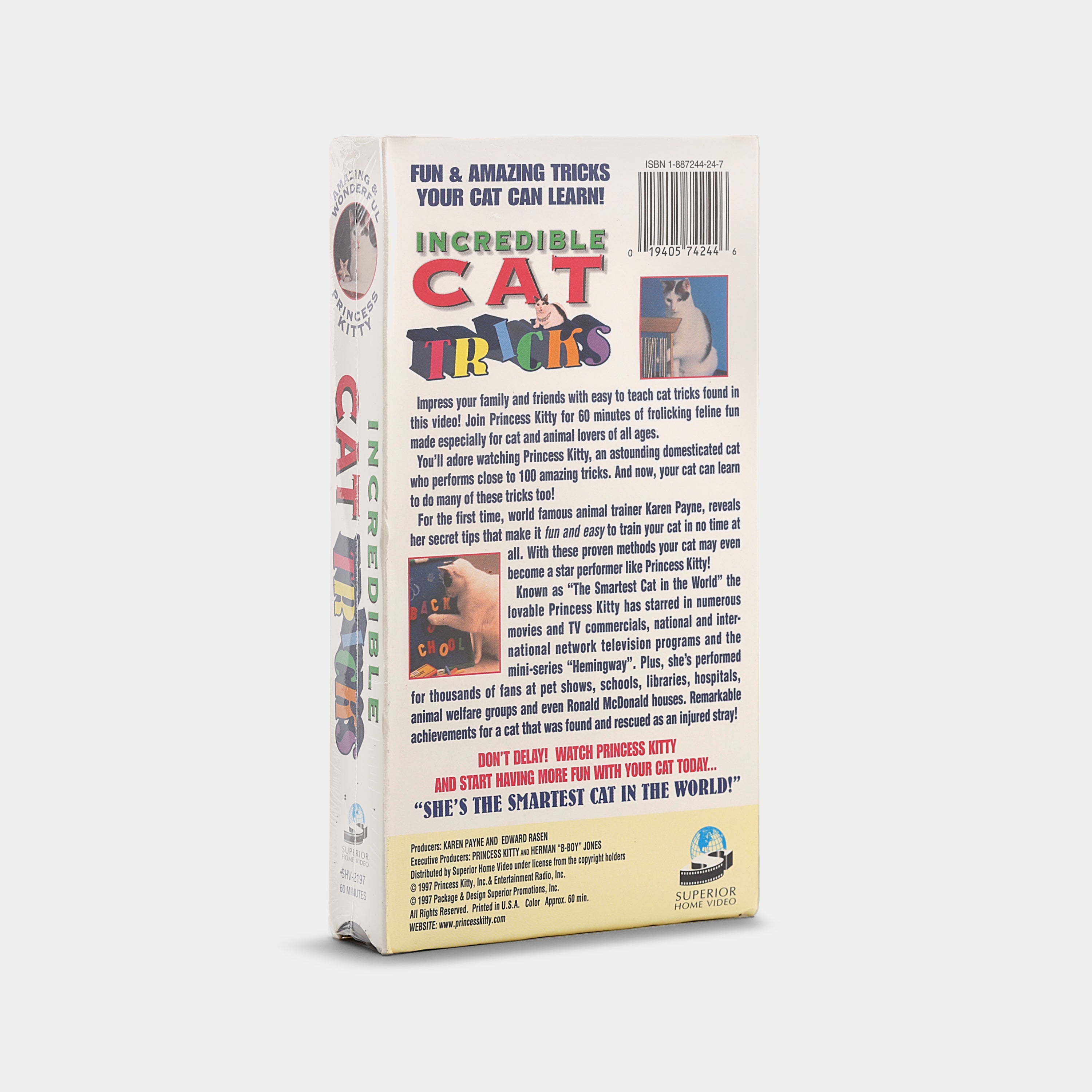 Incredible Cat Tricks (Sealed) VHS Tape