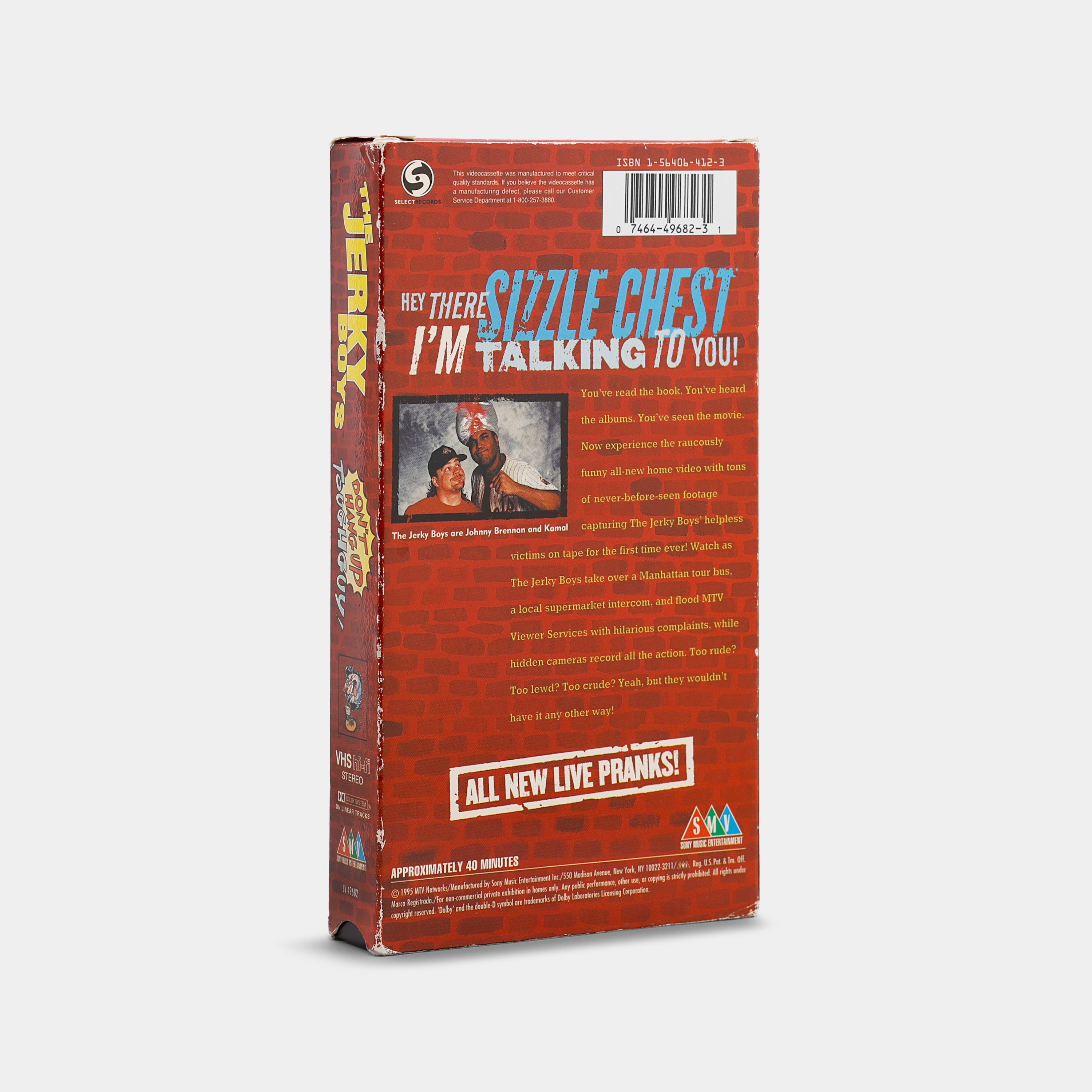 The Jerky Boys: Don't Hang Up! VHS Tape