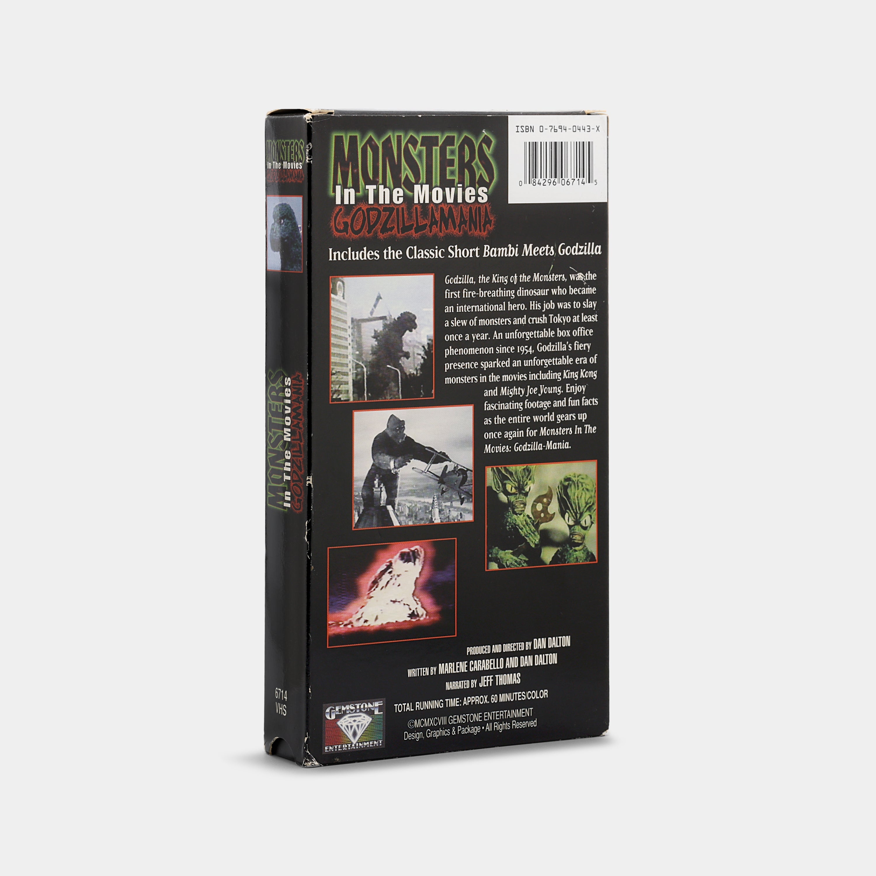 Monsters in the Movies: Godzillamania VHS Tape