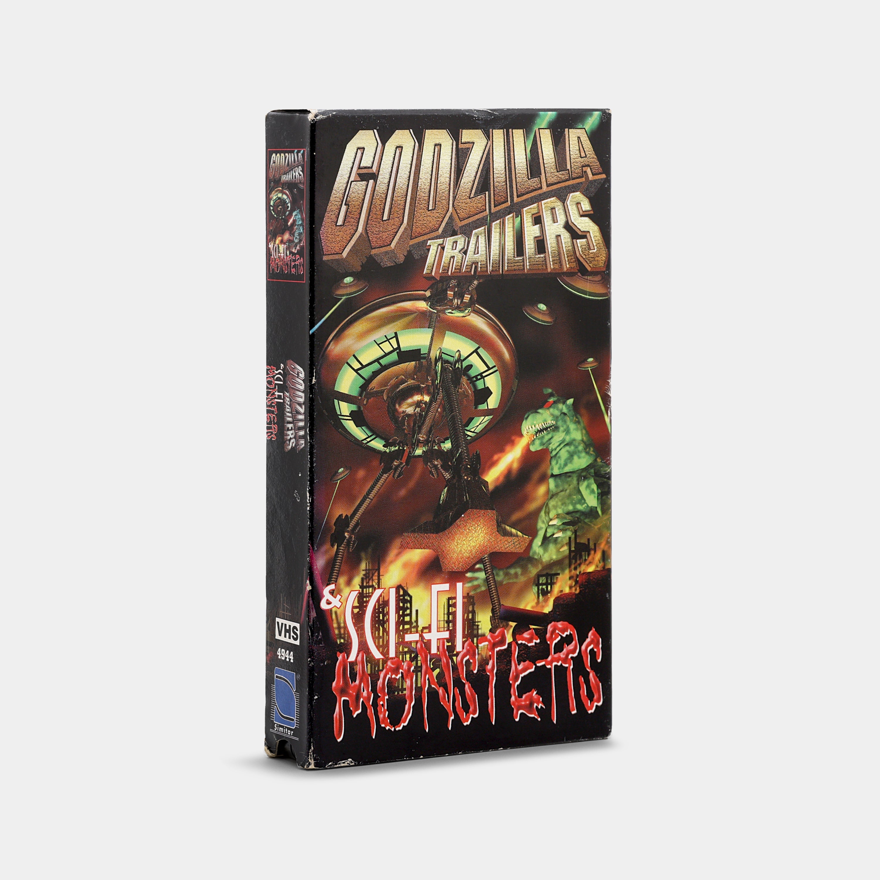 Godzilla Trailers & Sci-Fi Monsters VHS Tape