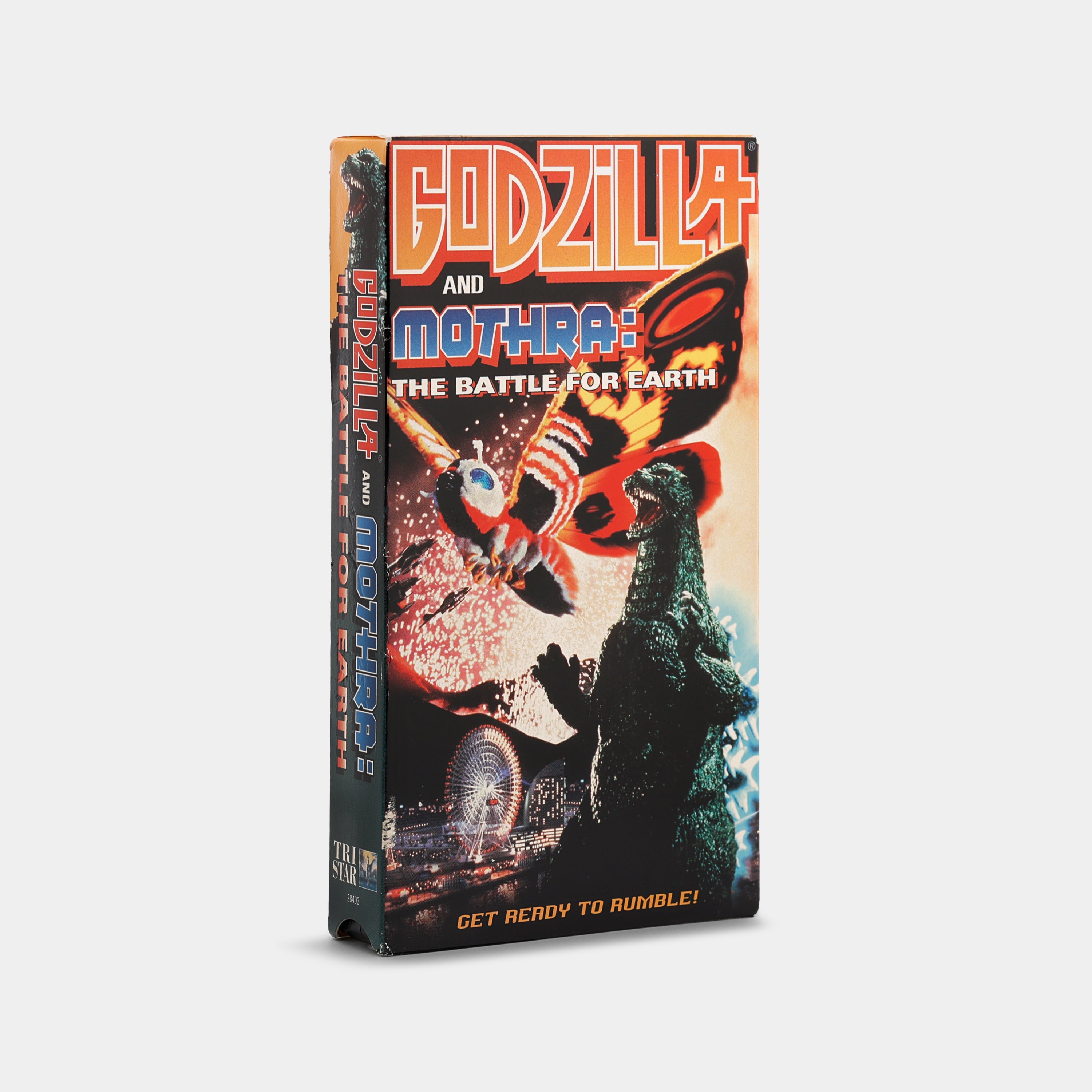 Godzilla and Mothra: The Battle for Earth VHS Tape