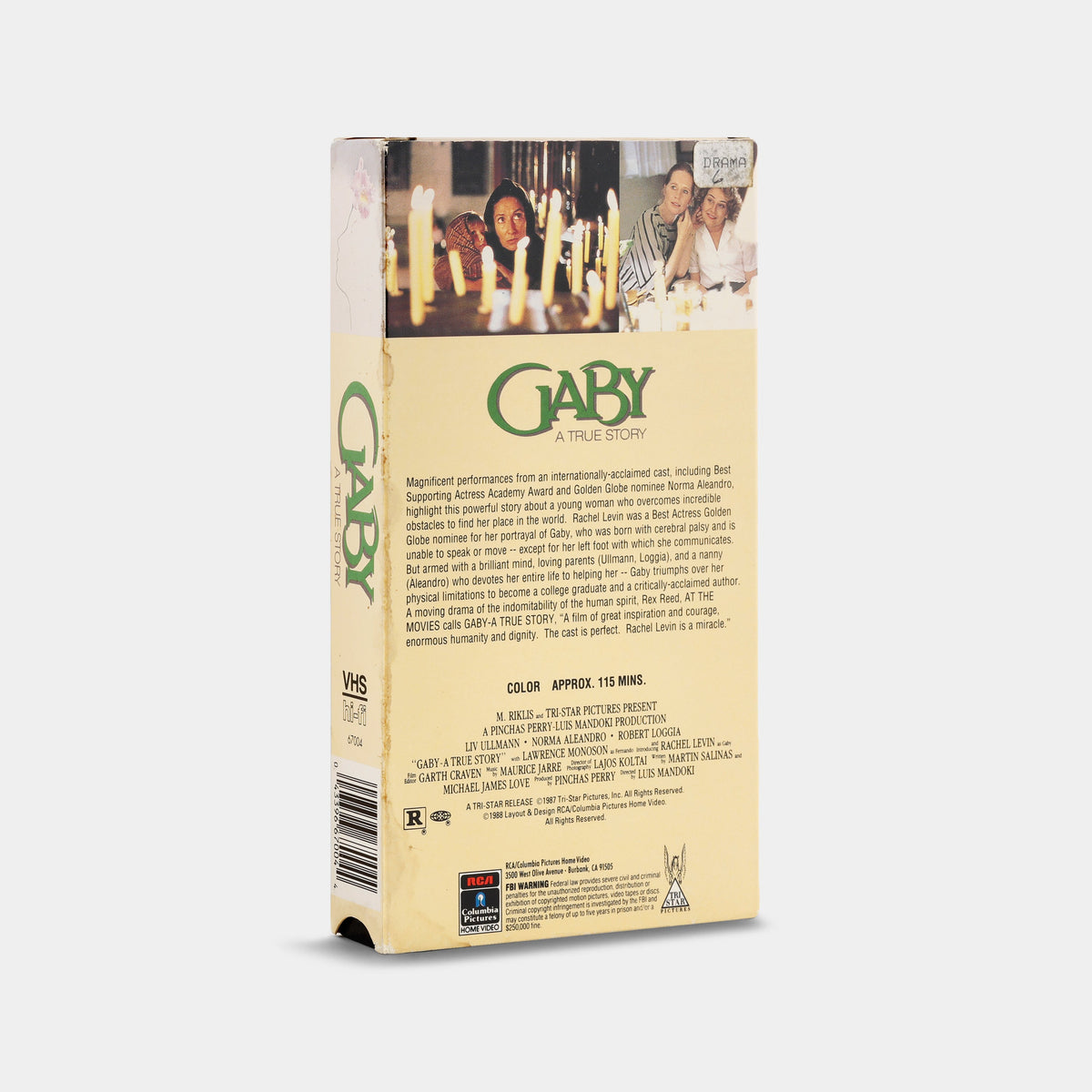Gaby: A True Story VHS Tape