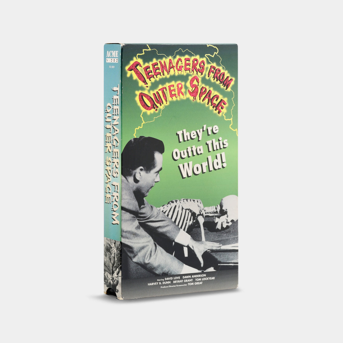 Teenagers from Outer Space VHS Tape