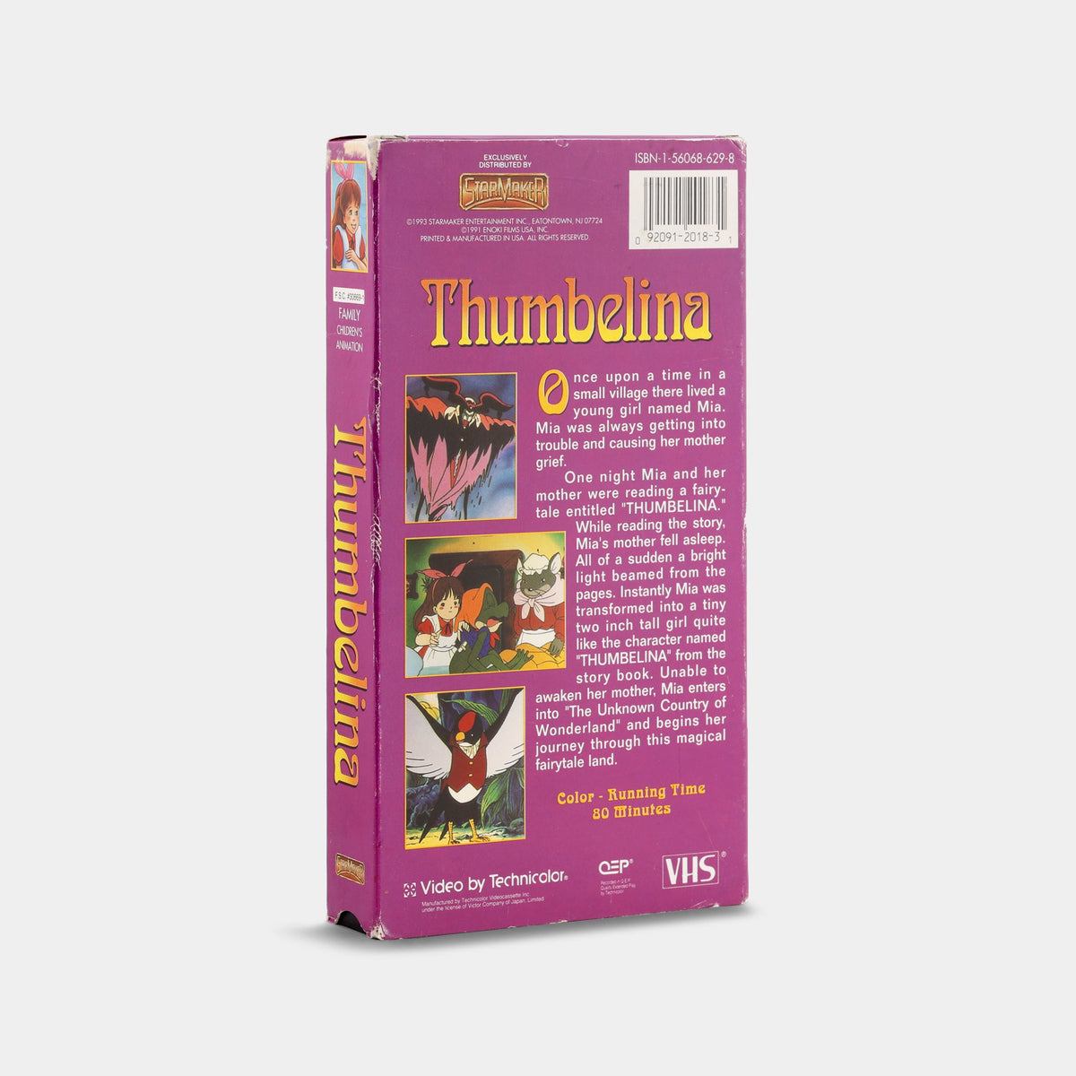 Thumbelina VHS Tape