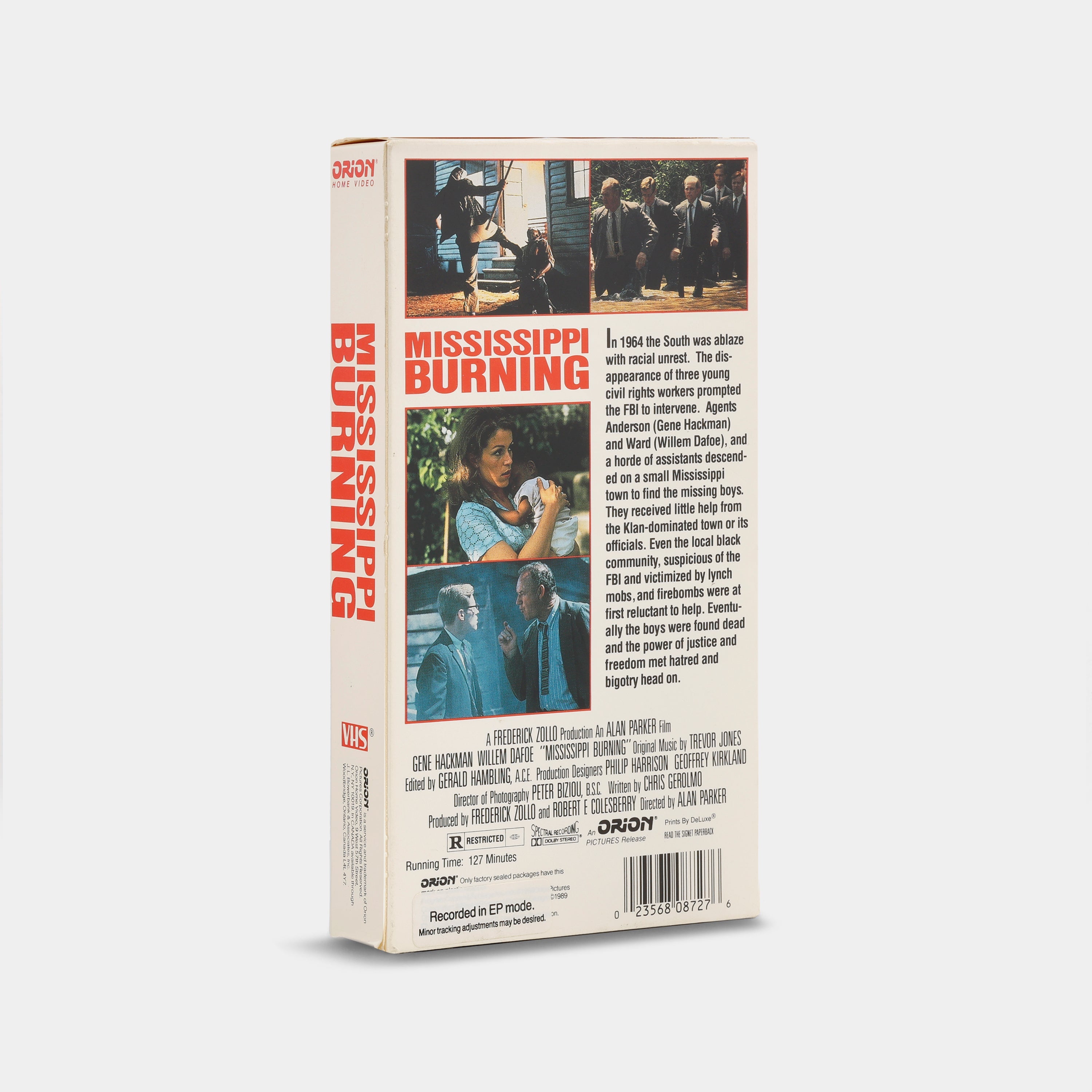 Mississippi Burning VHS Tape