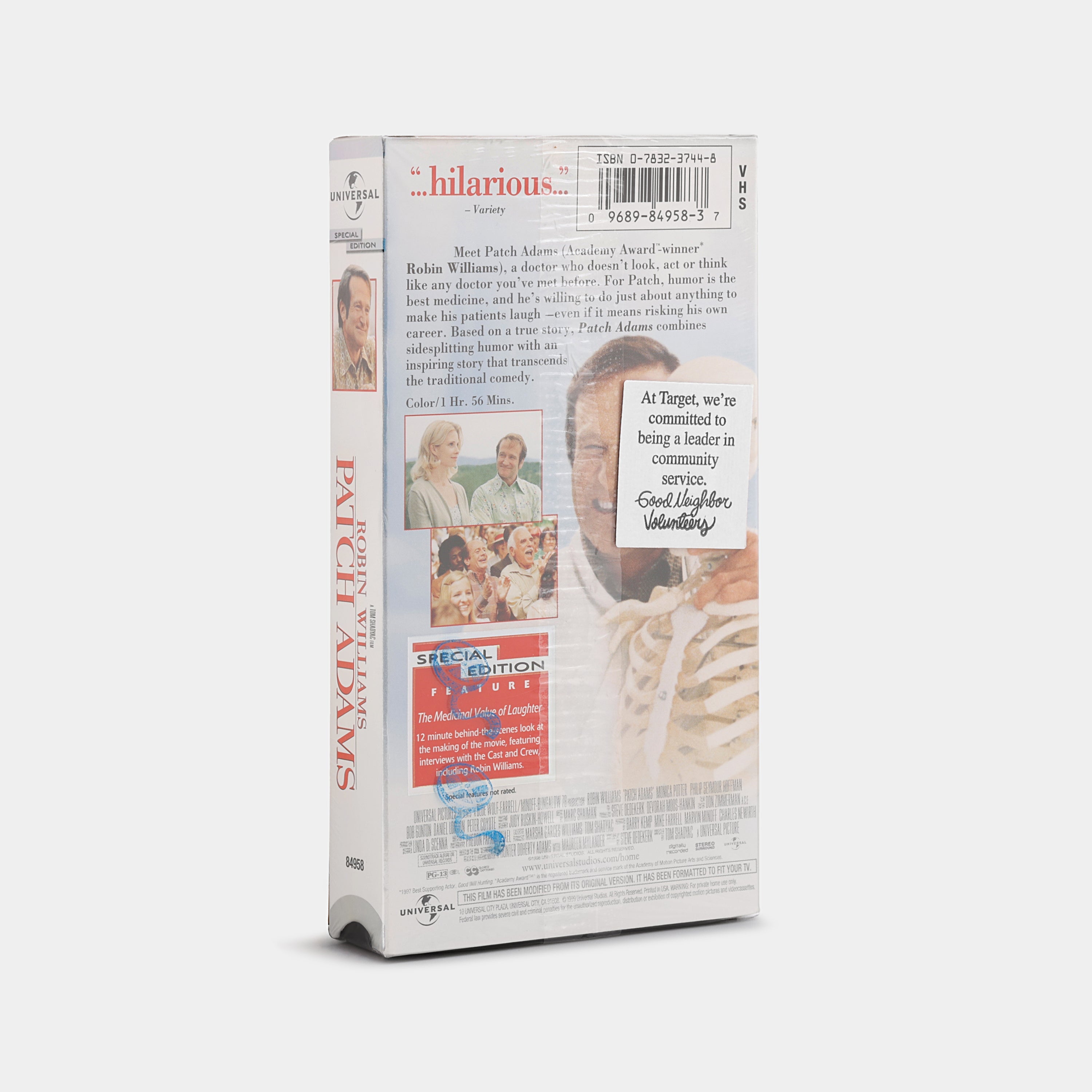 Patch Adams (Special Edition, Sealed) VHS Tape